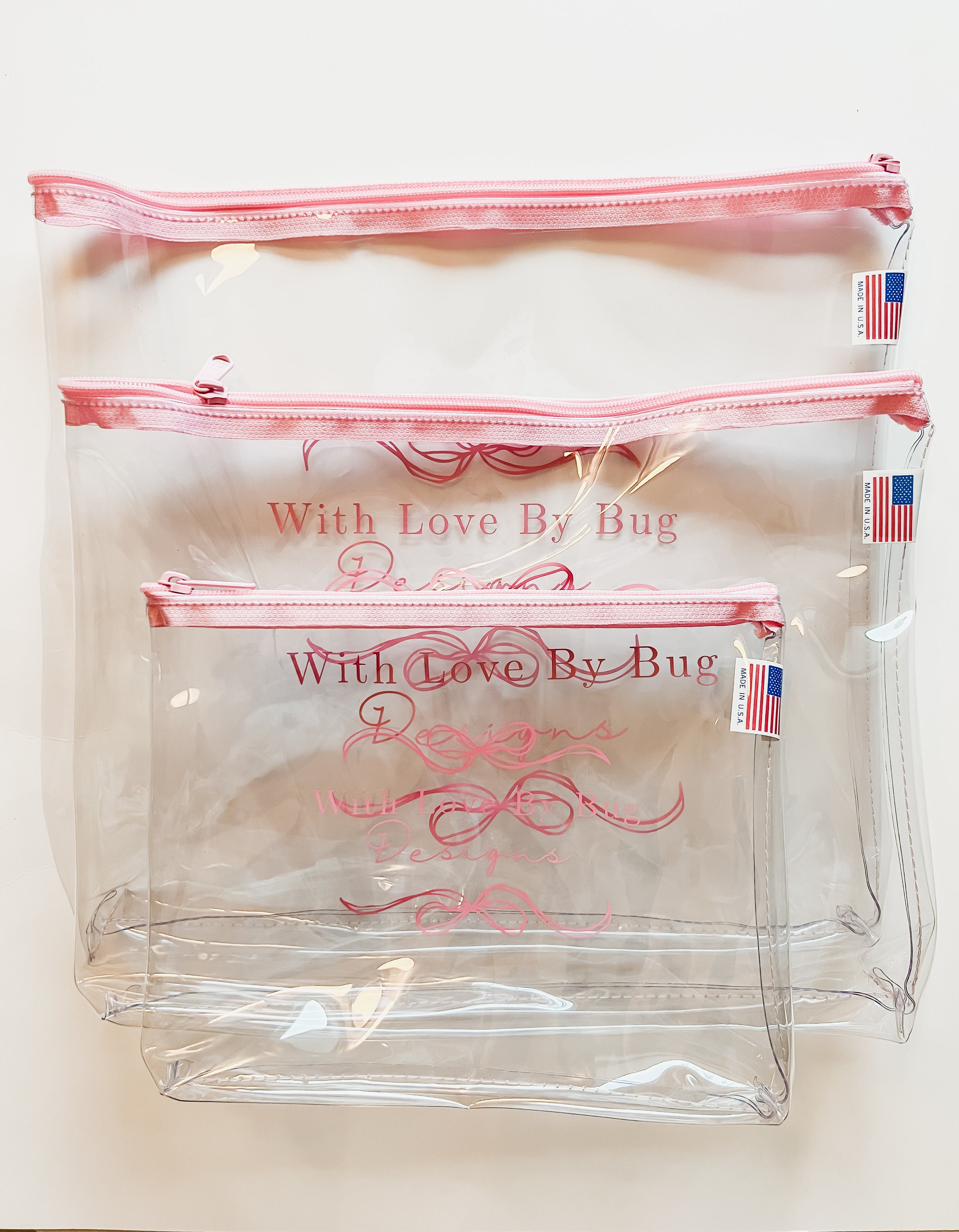 With Love By Bug Vinyl Project Bag