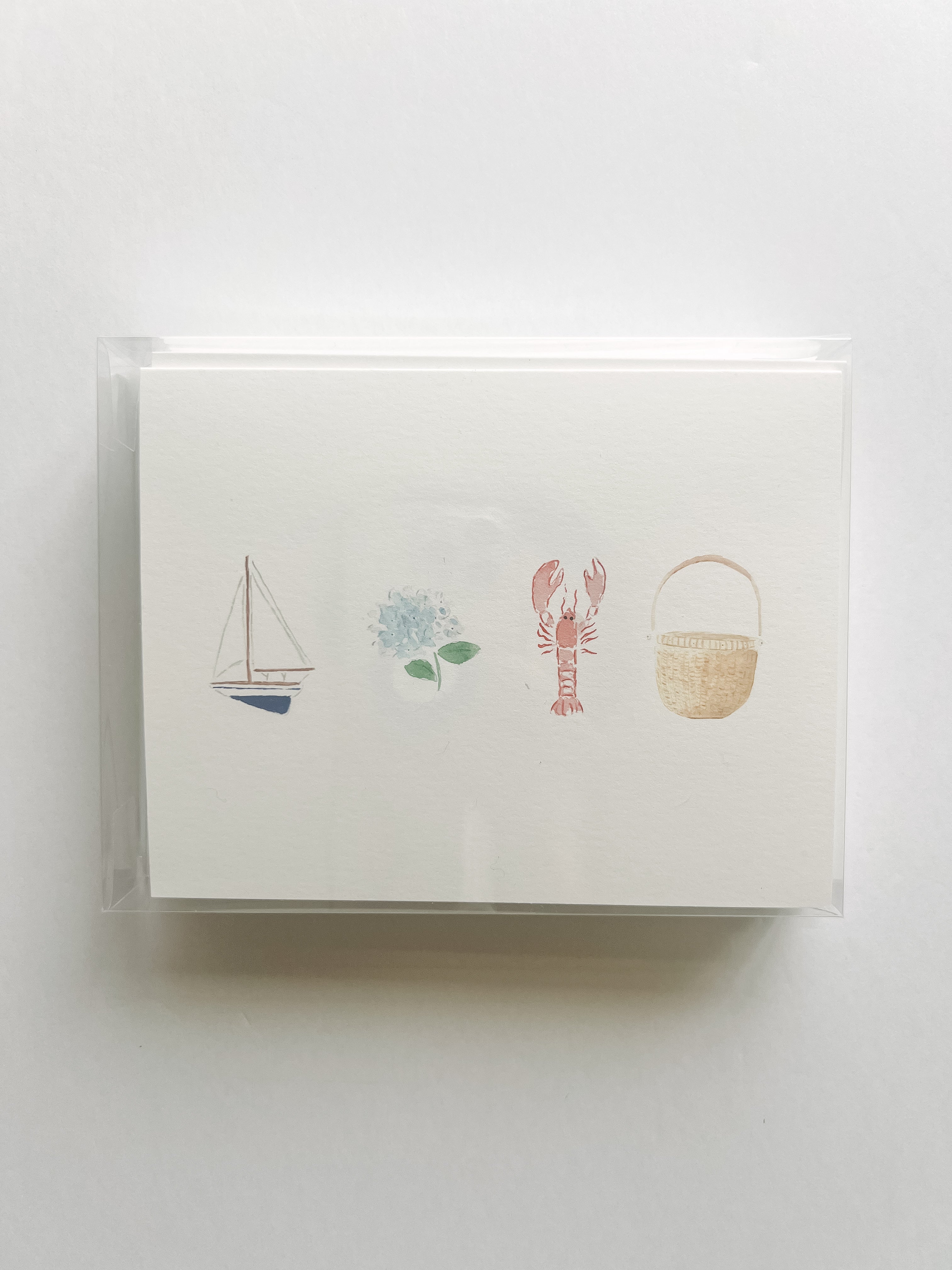 Folded Card: New England Summer