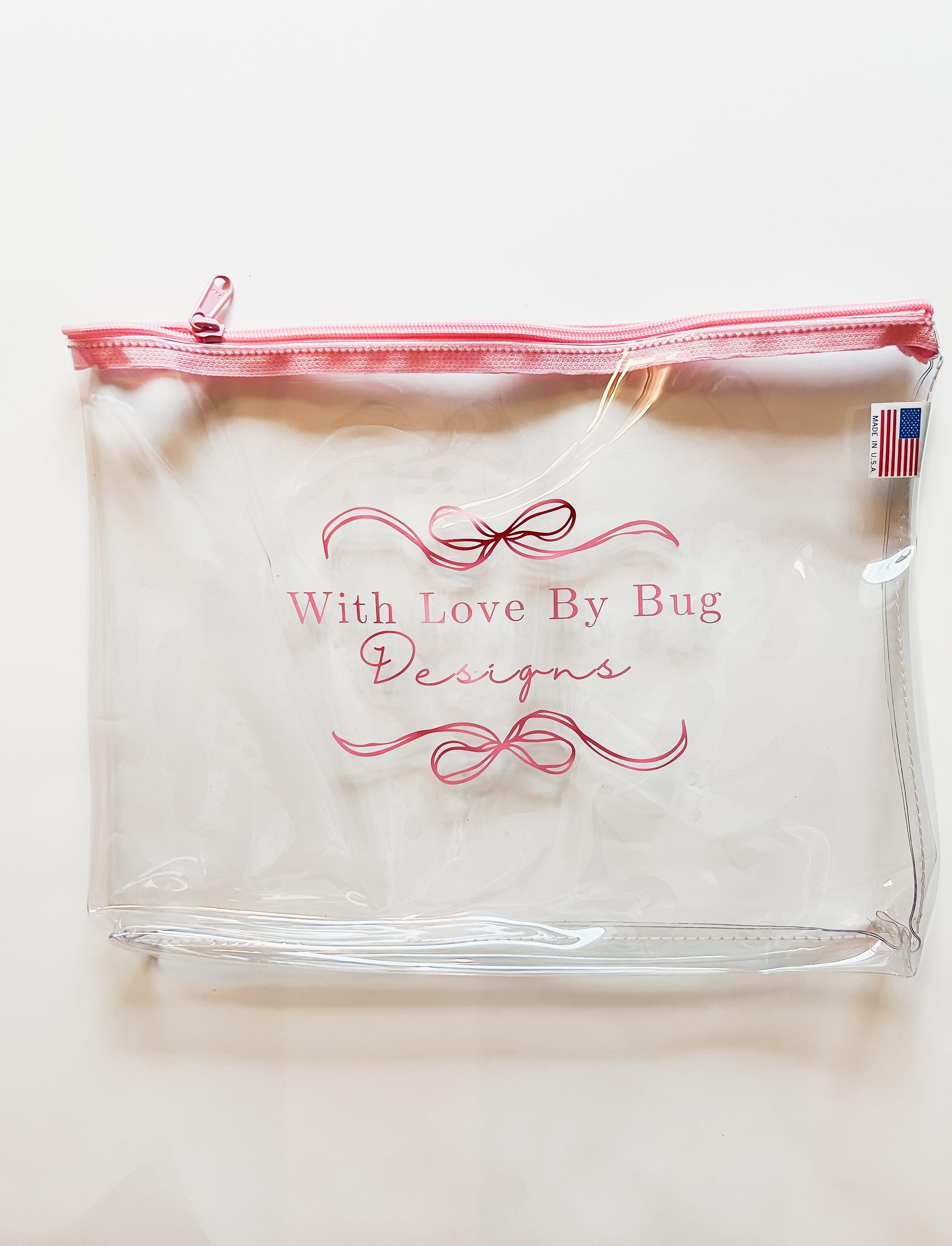 With Love By Bug Vinyl Project Bag