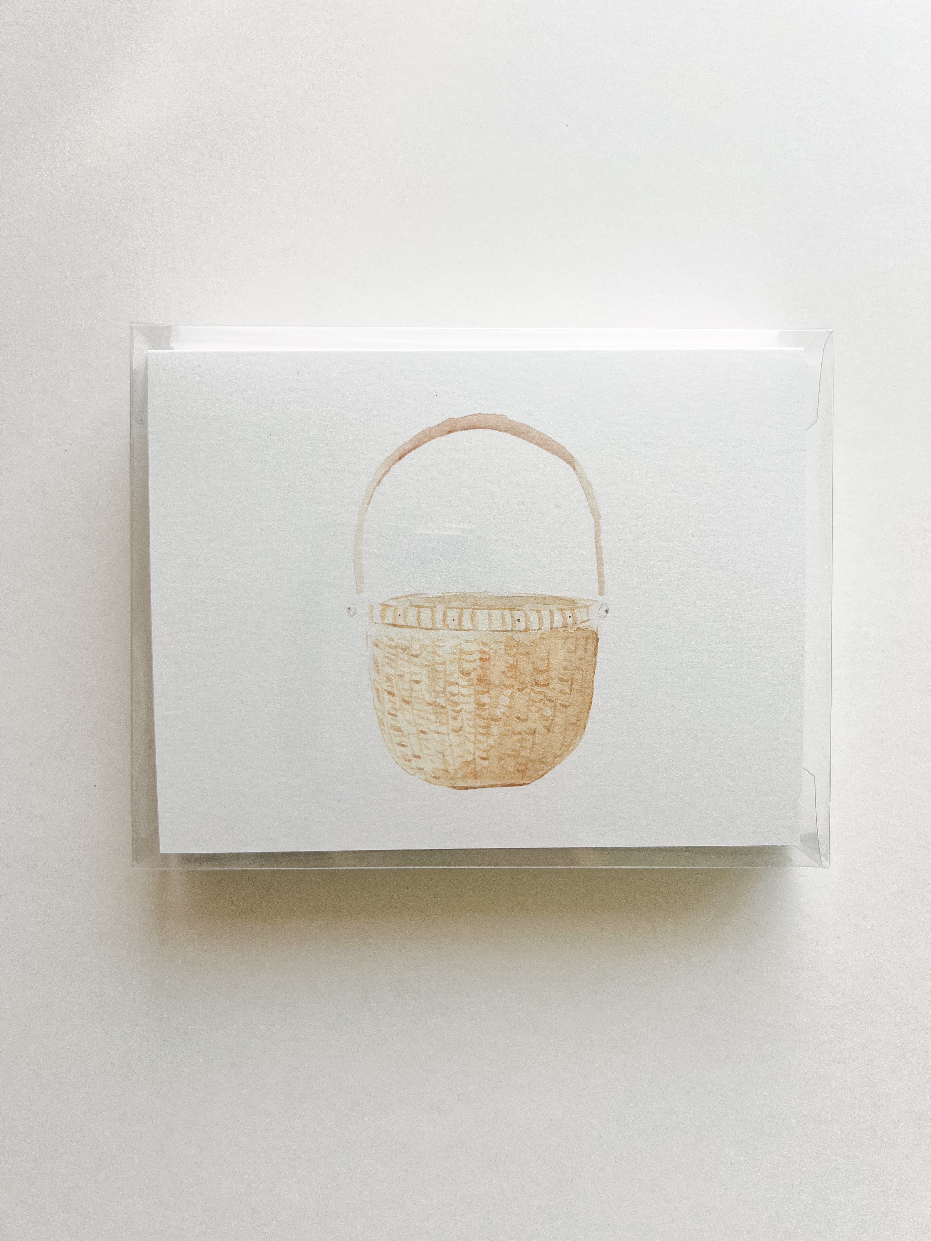 Folded Card:Nantucket Basket- set of 8