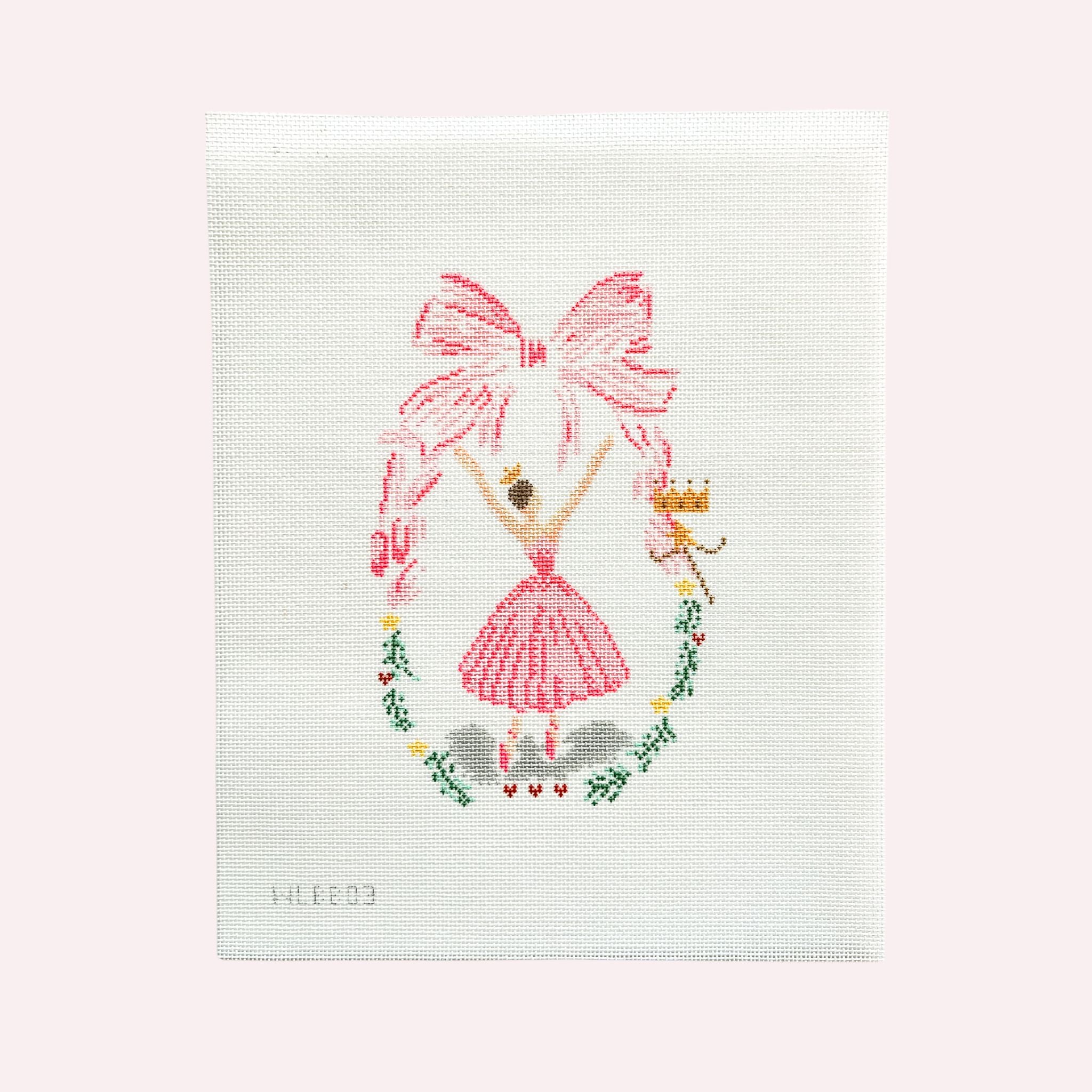Ballerina_with_Bow_Needlepoint Canvas WLBB