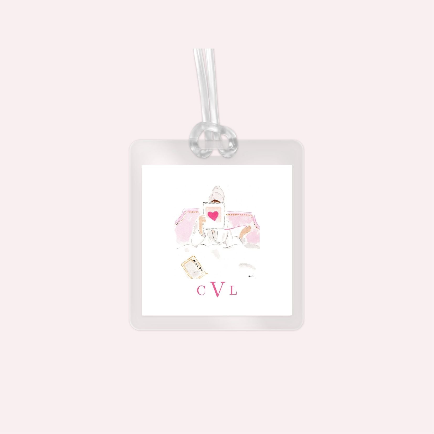 Custom Bag Tags: Laminated Stitching In Bed