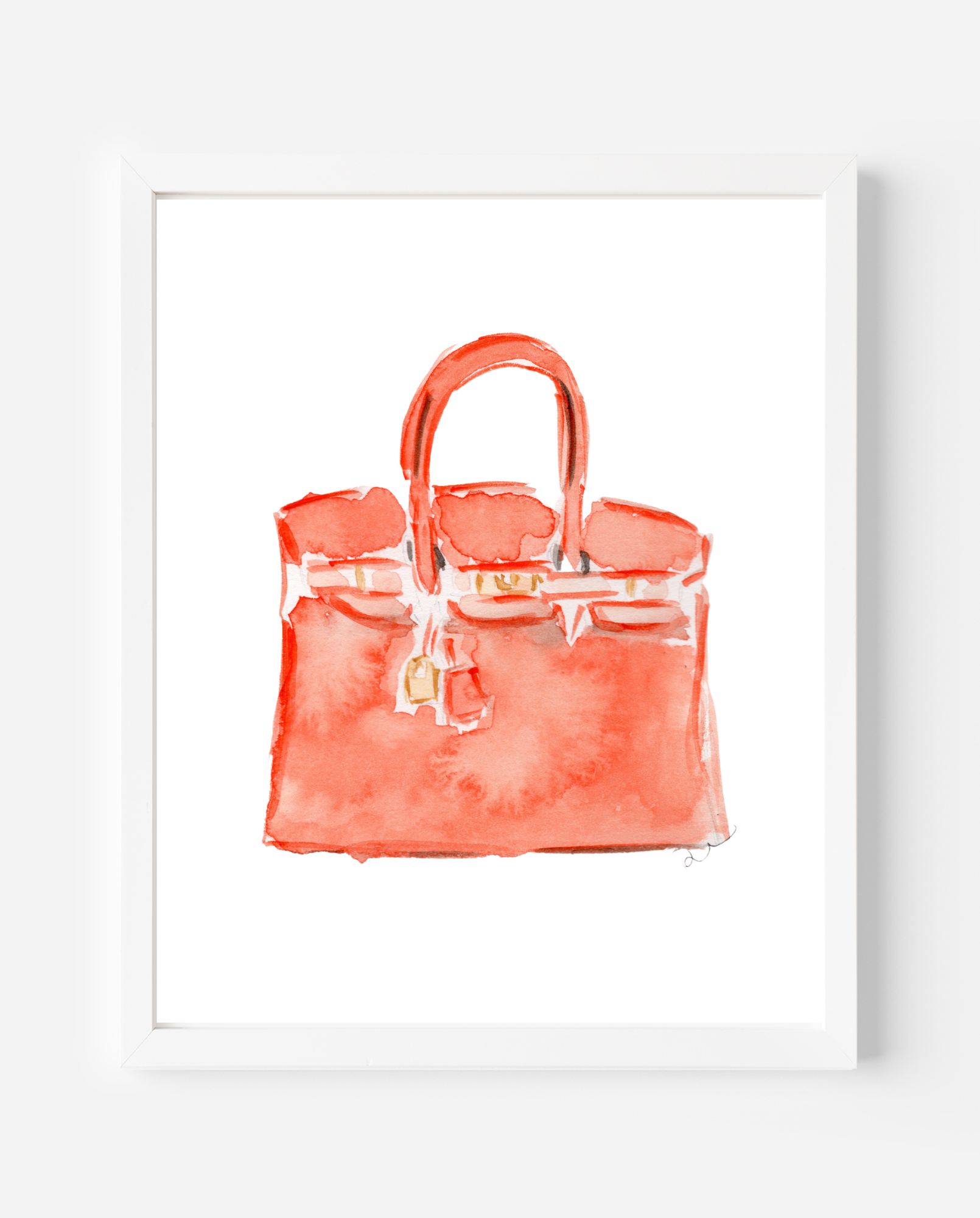 Art Print: Orange Bag