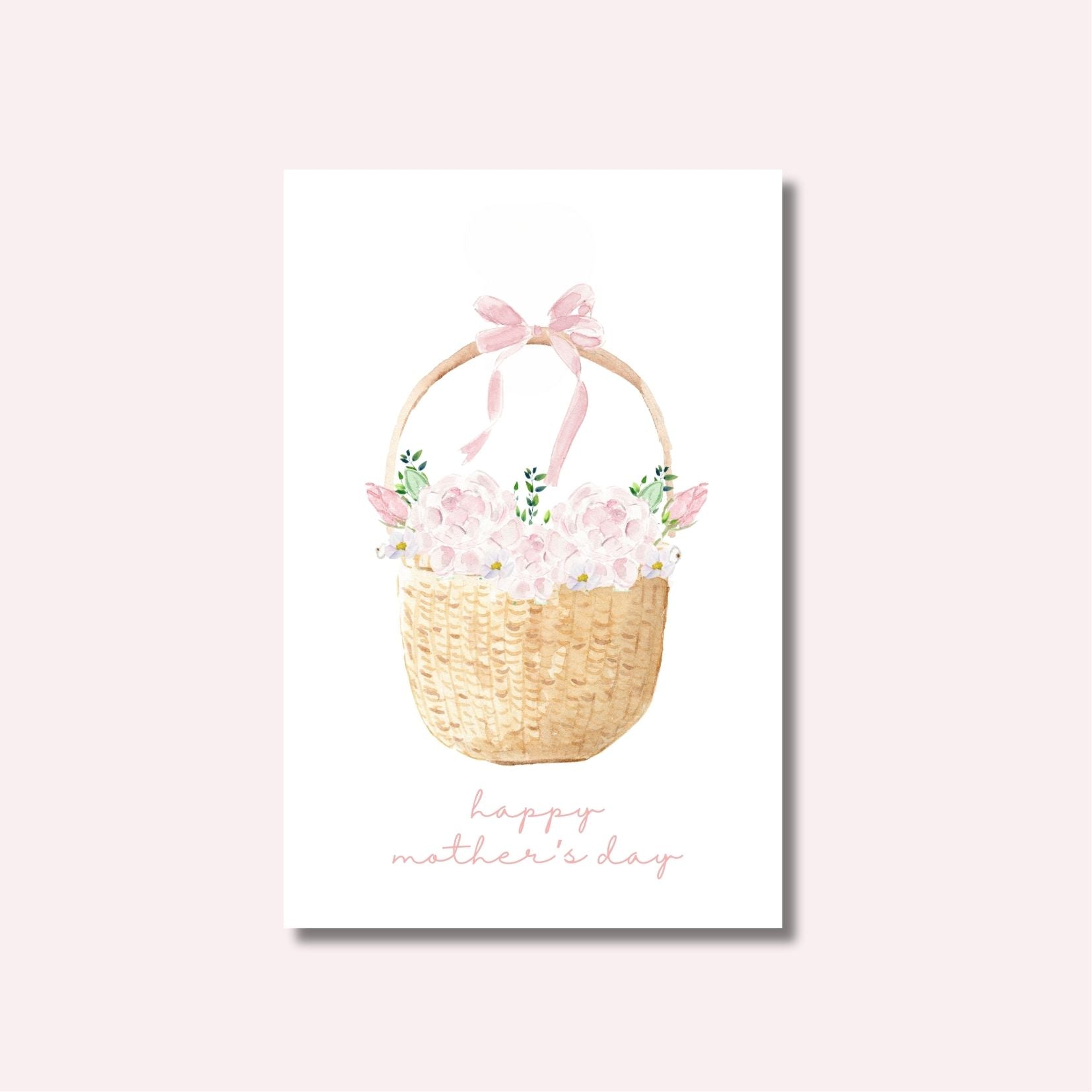Greeting Card: Mother's Day Nantucket Basket
