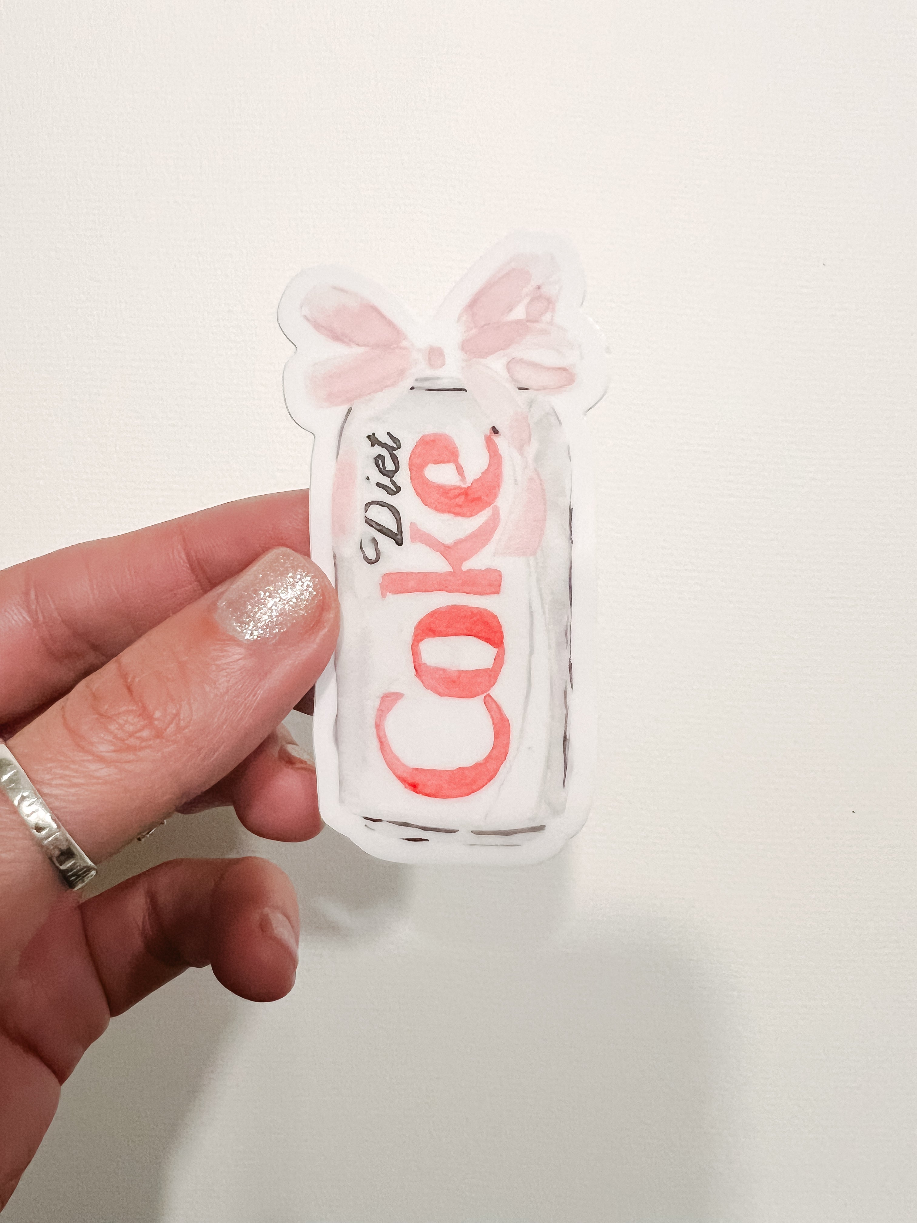 Sticker: Soda with Bow