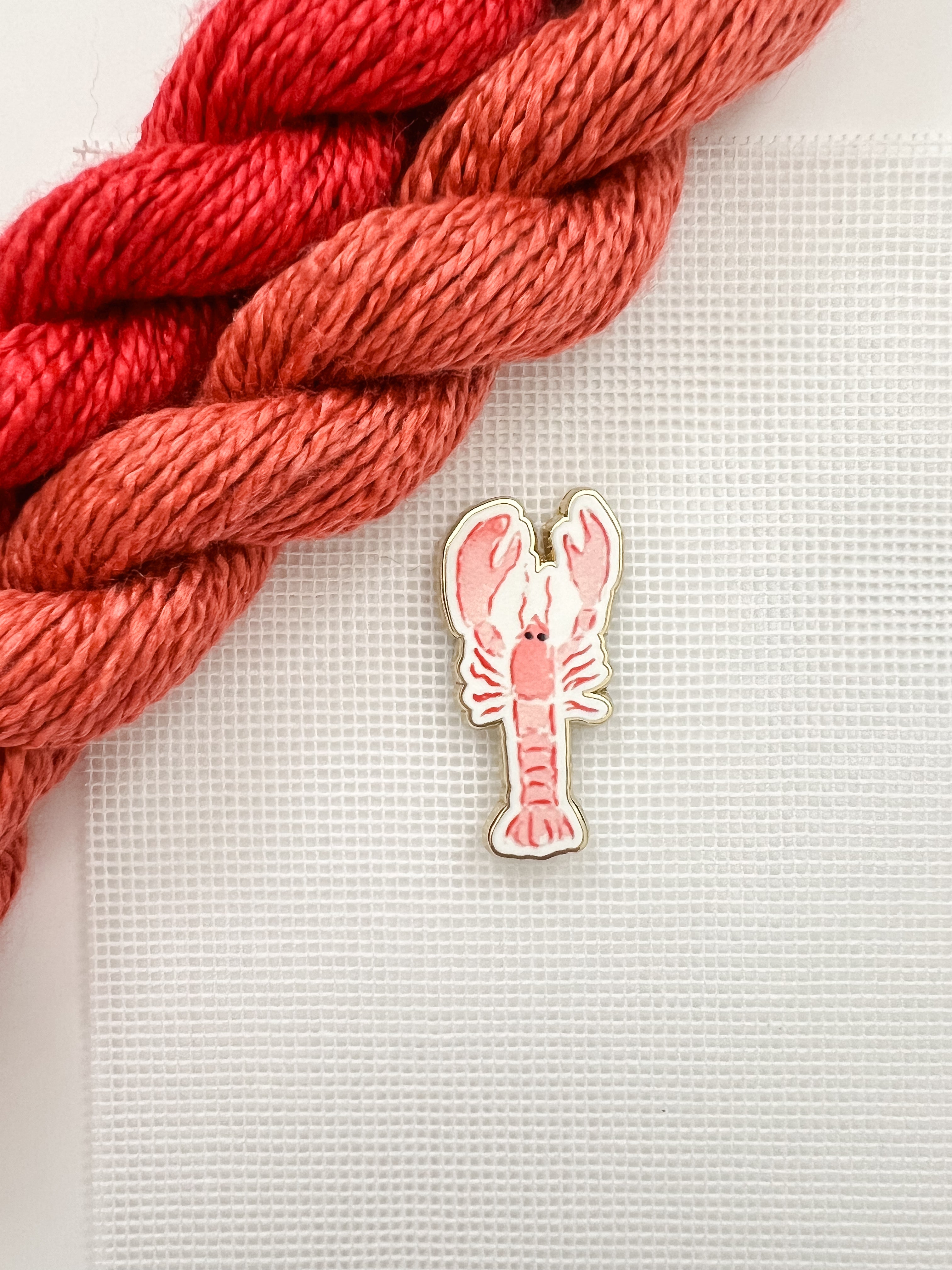 Lobster Needleminder for Needlepoint