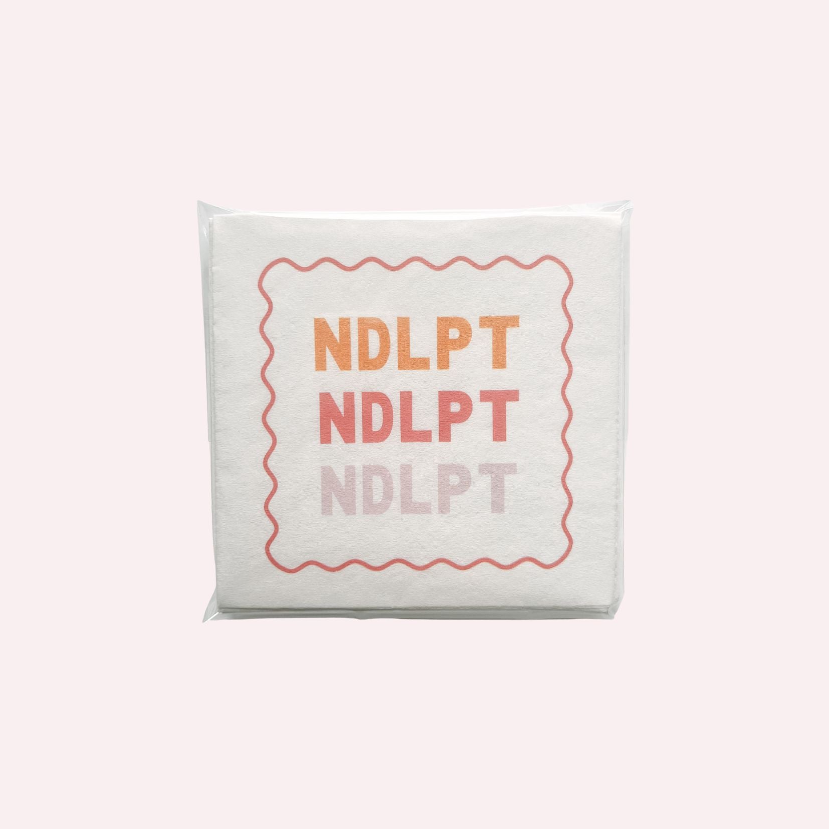 NDLPT Napkins with Scallop  | Designer Party Pack of 12