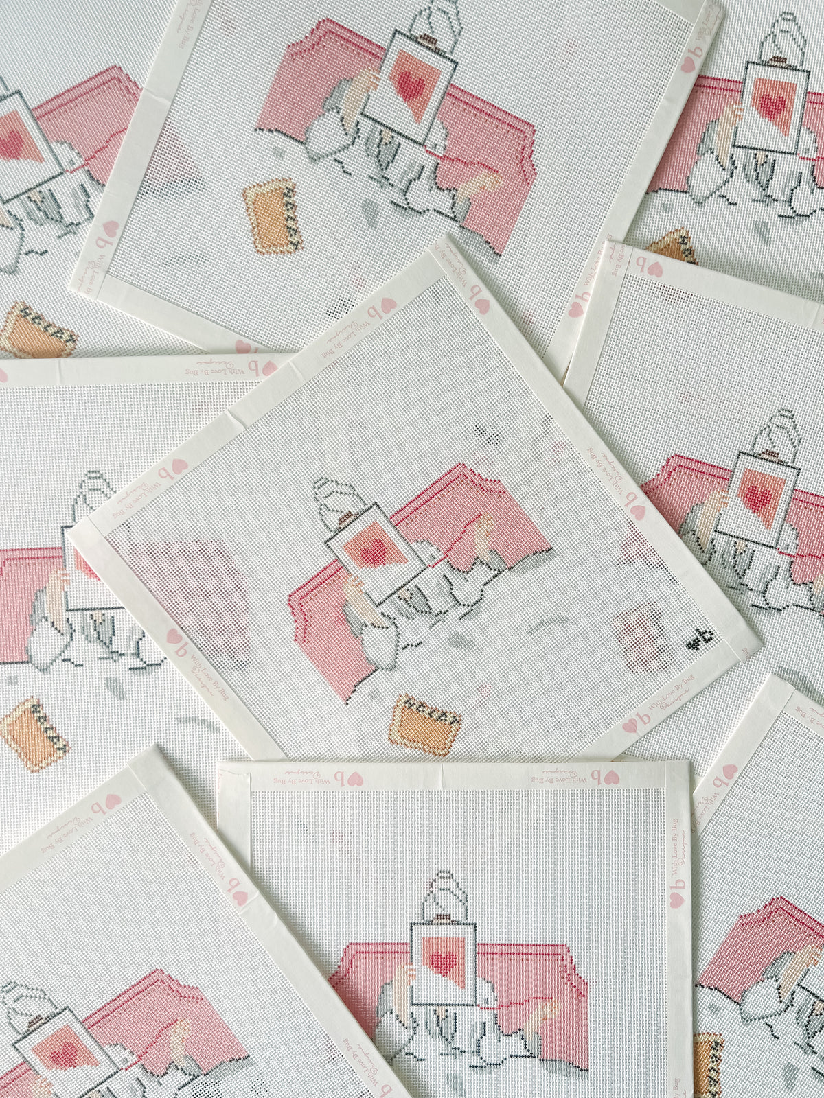 Printed Needlepoint Canvas: Rather Be Stitching