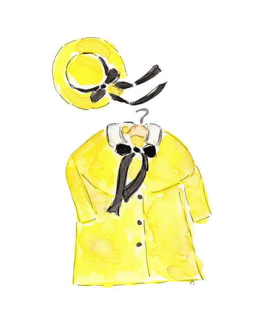 Art Print: Madeline's Yellow Outfit