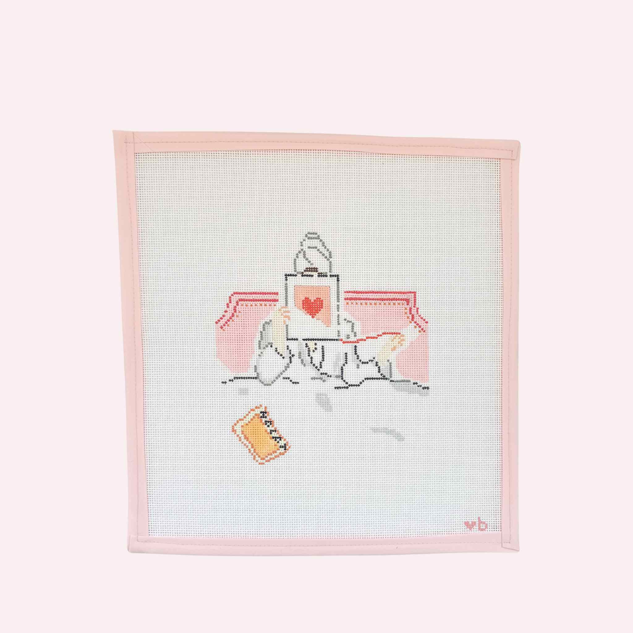 Needlepoint Canvas: Rather Be Stitching
