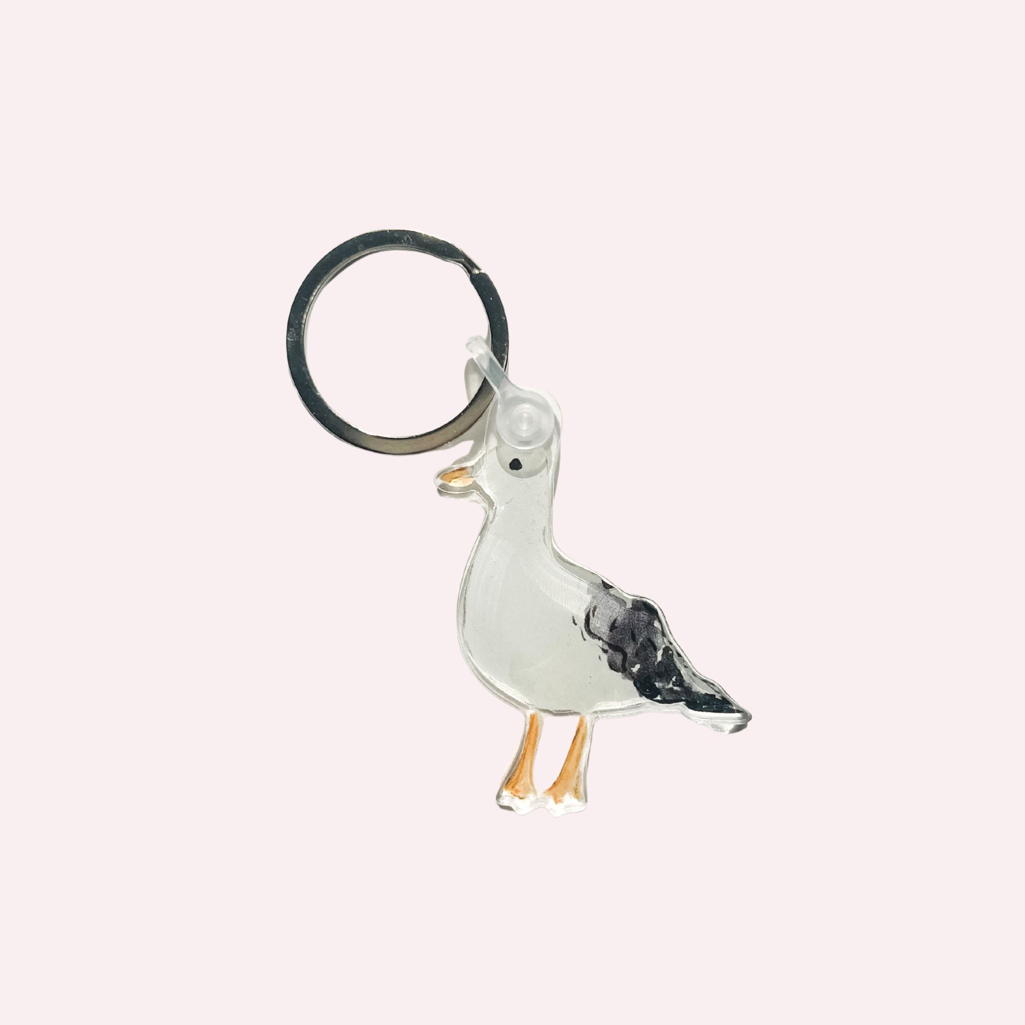 Keychain & Needle Threader: Seagull