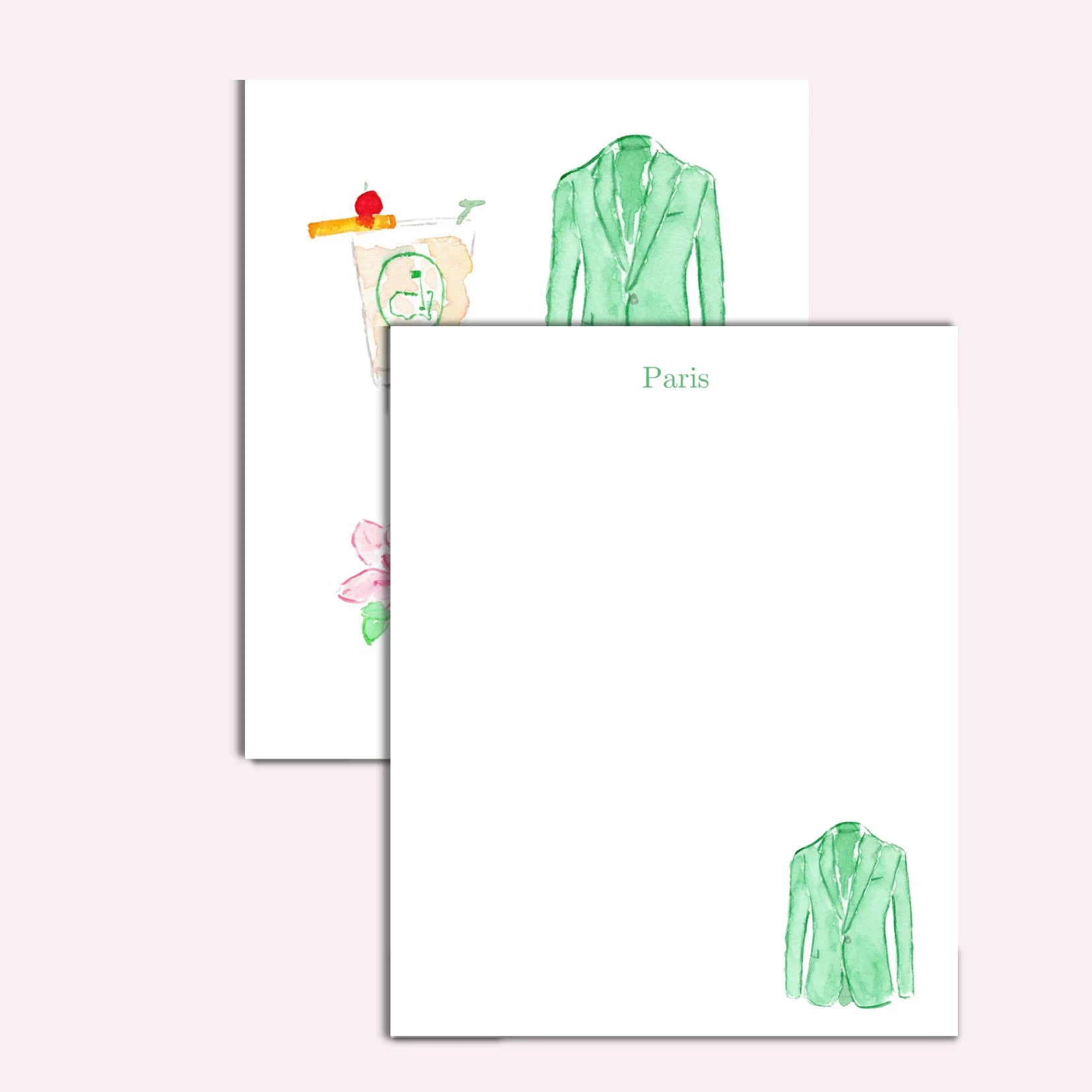 Custom Stationery : Watercolor Masters Flat Cards