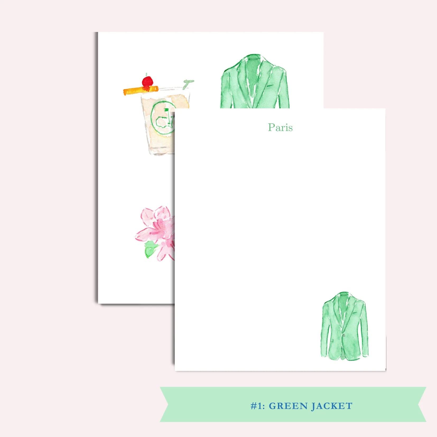 Custom Stationery : Watercolor Masters Flat Cards