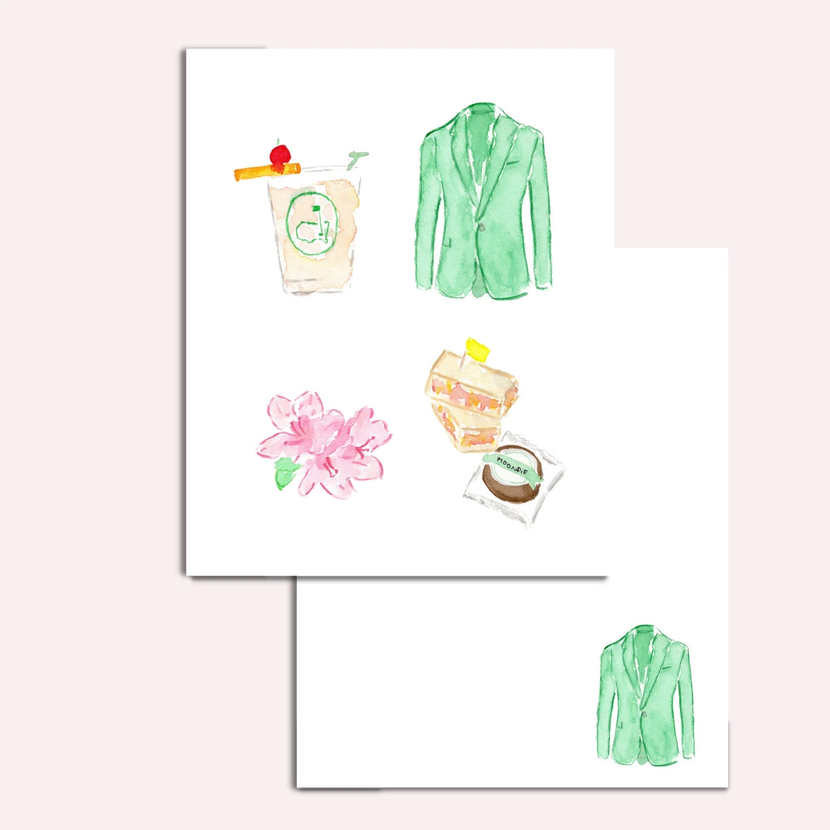 Custom Stationery : Watercolor Masters Flat Cards