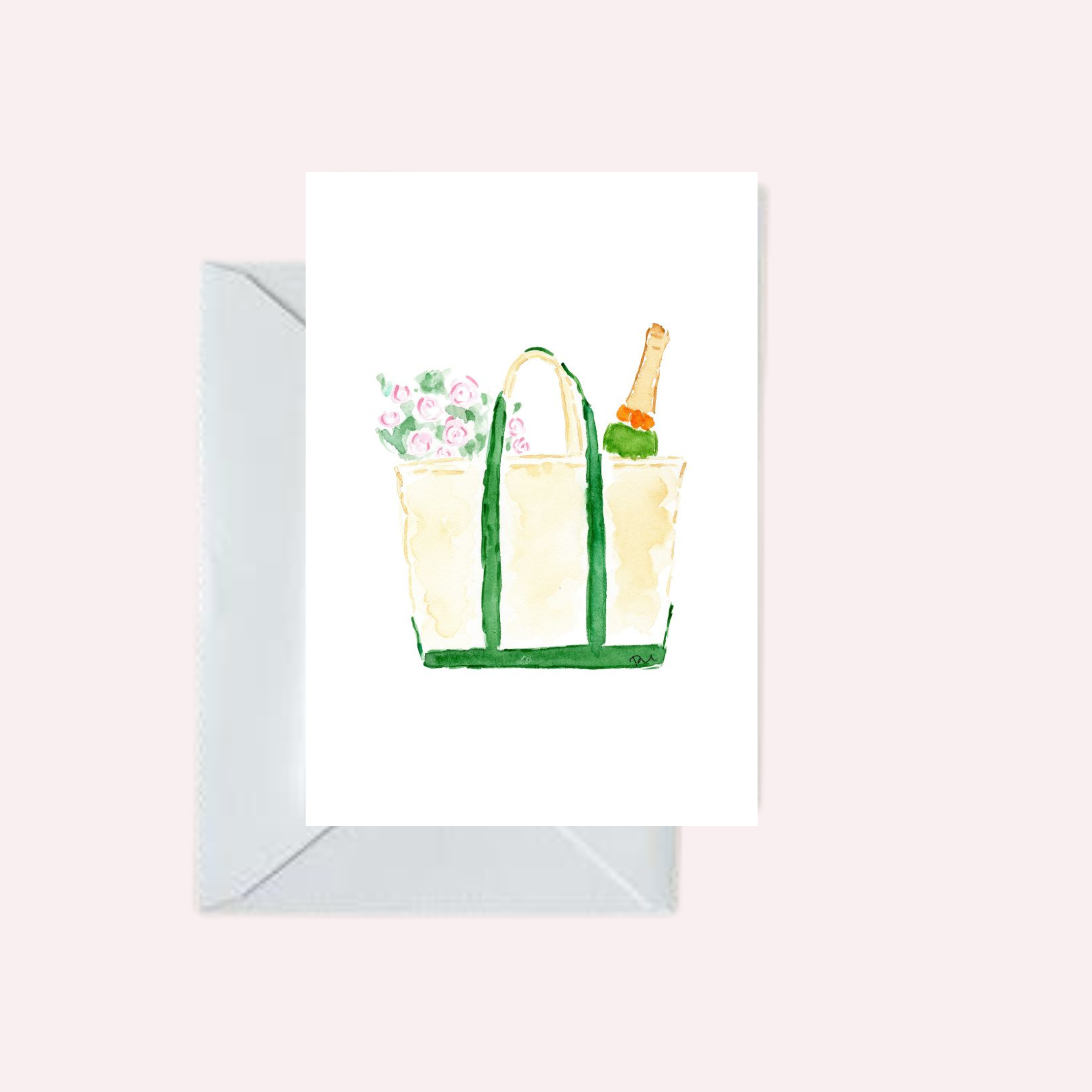 Mini Cards: Champagne & Tote