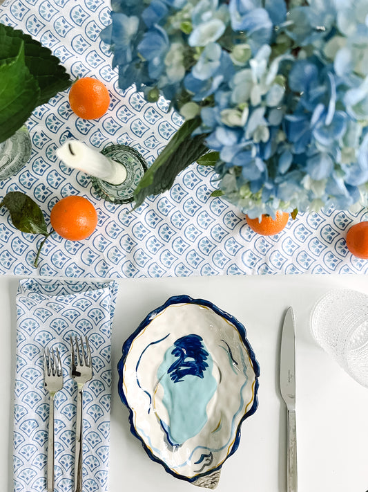 Behind the Scenes: DIY Table Runner & Napkins with Fewer and Better Blog