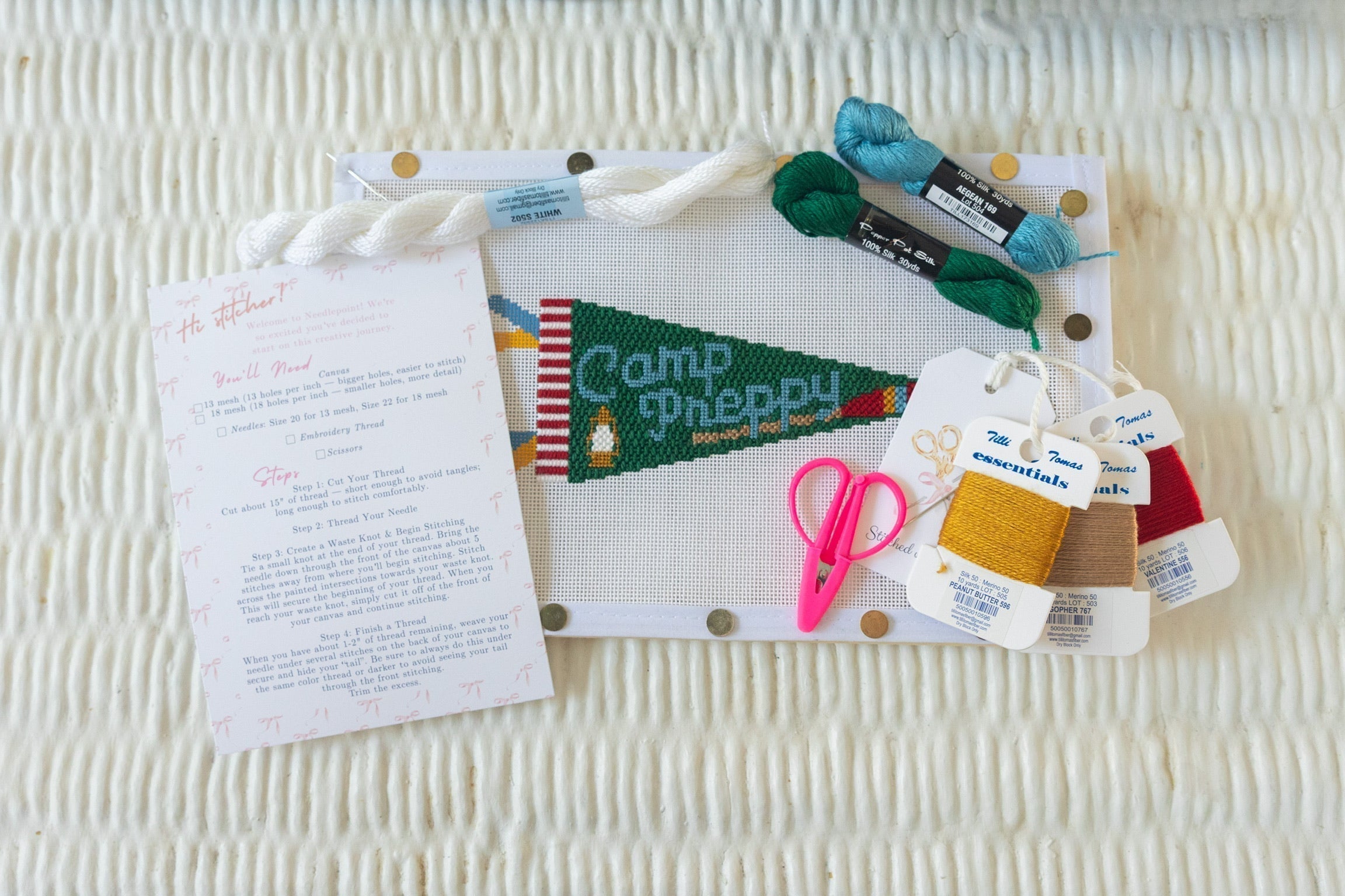 Camp Preppy at the Red Lion Inn: A Weekend of Needlepoint, Color & Creativity 🧵💕