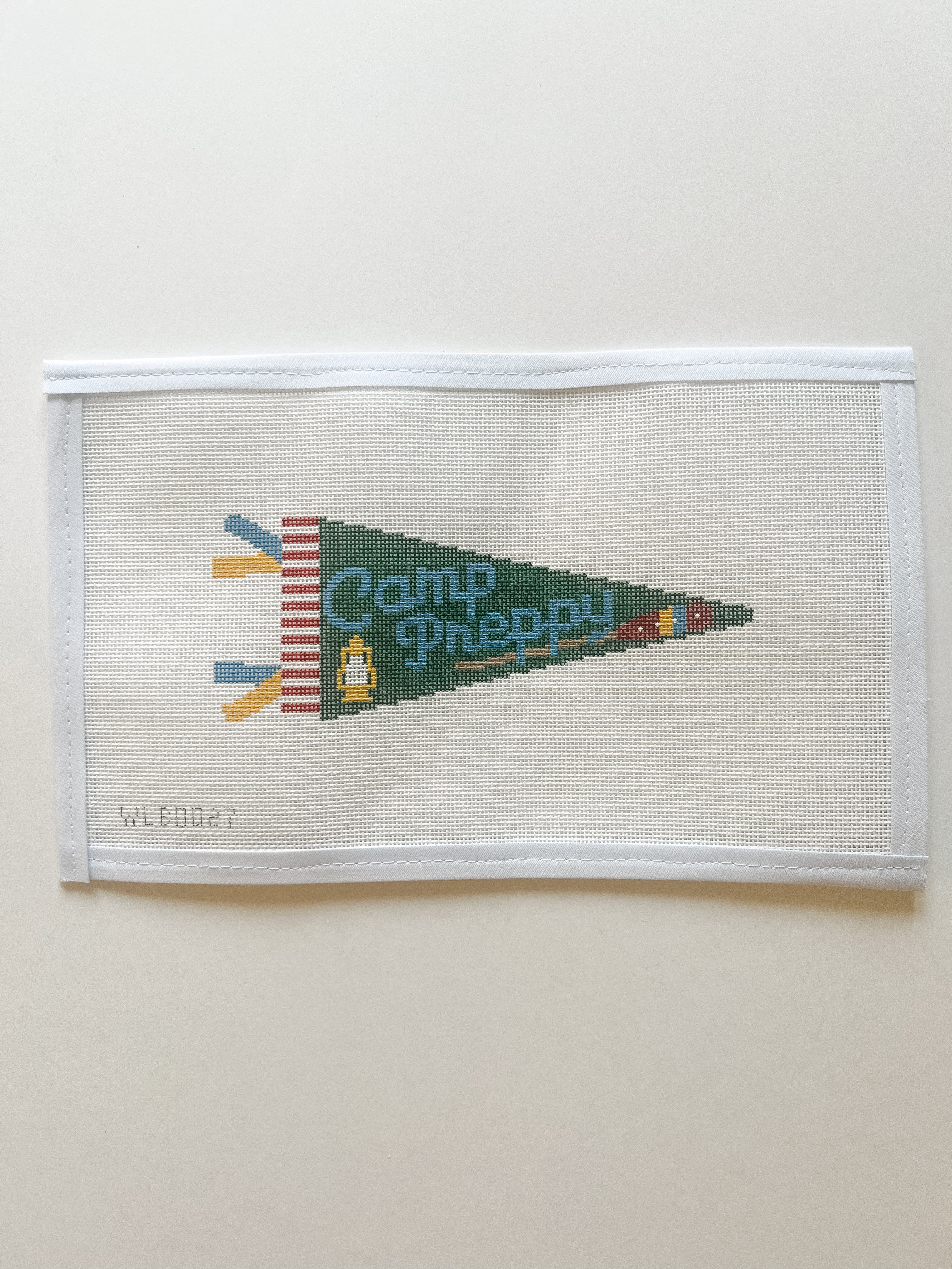 Needlepoint Canvas:  Camp Preppy