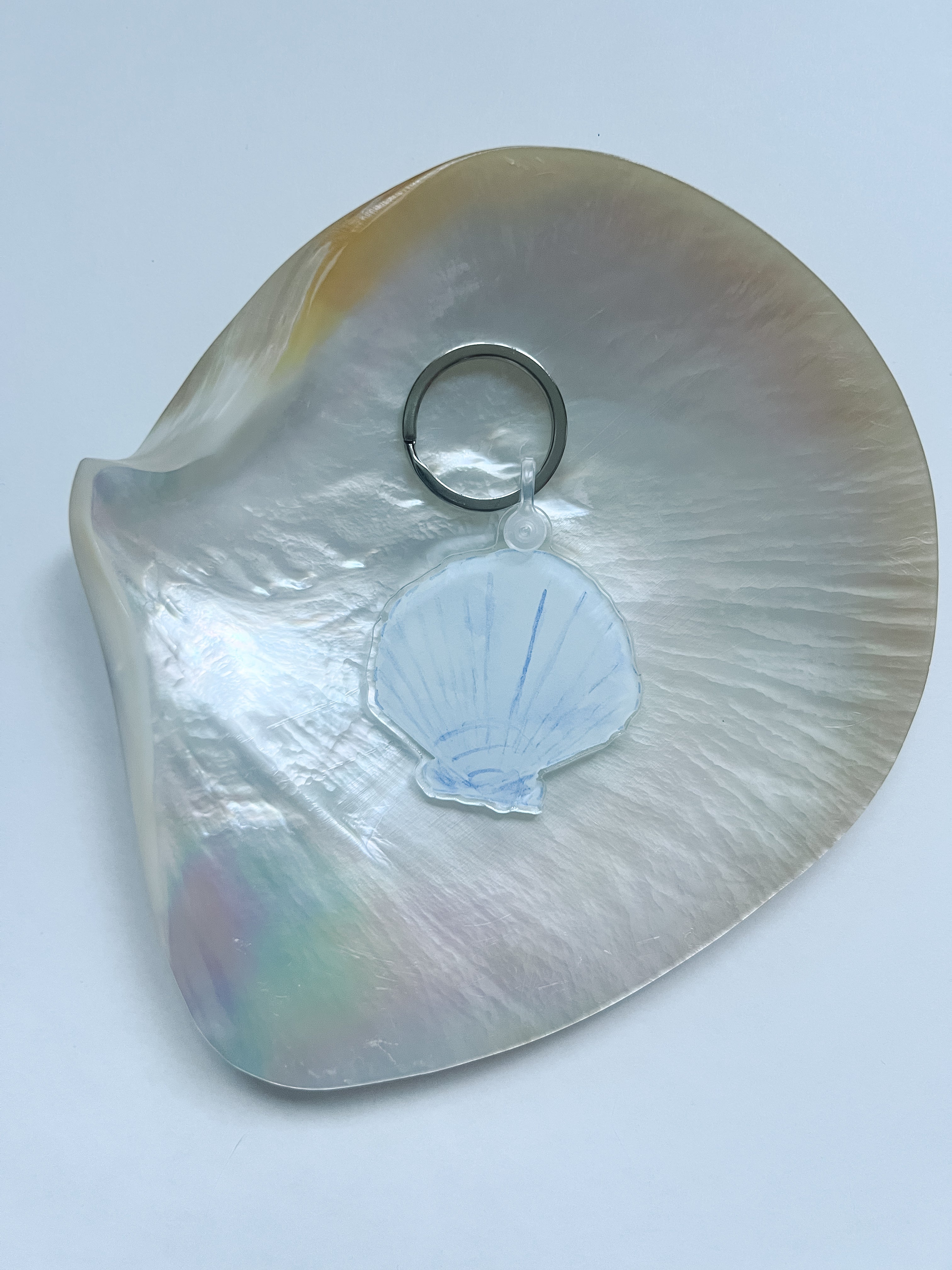 Keychain & Needle Threader: Blue Shell