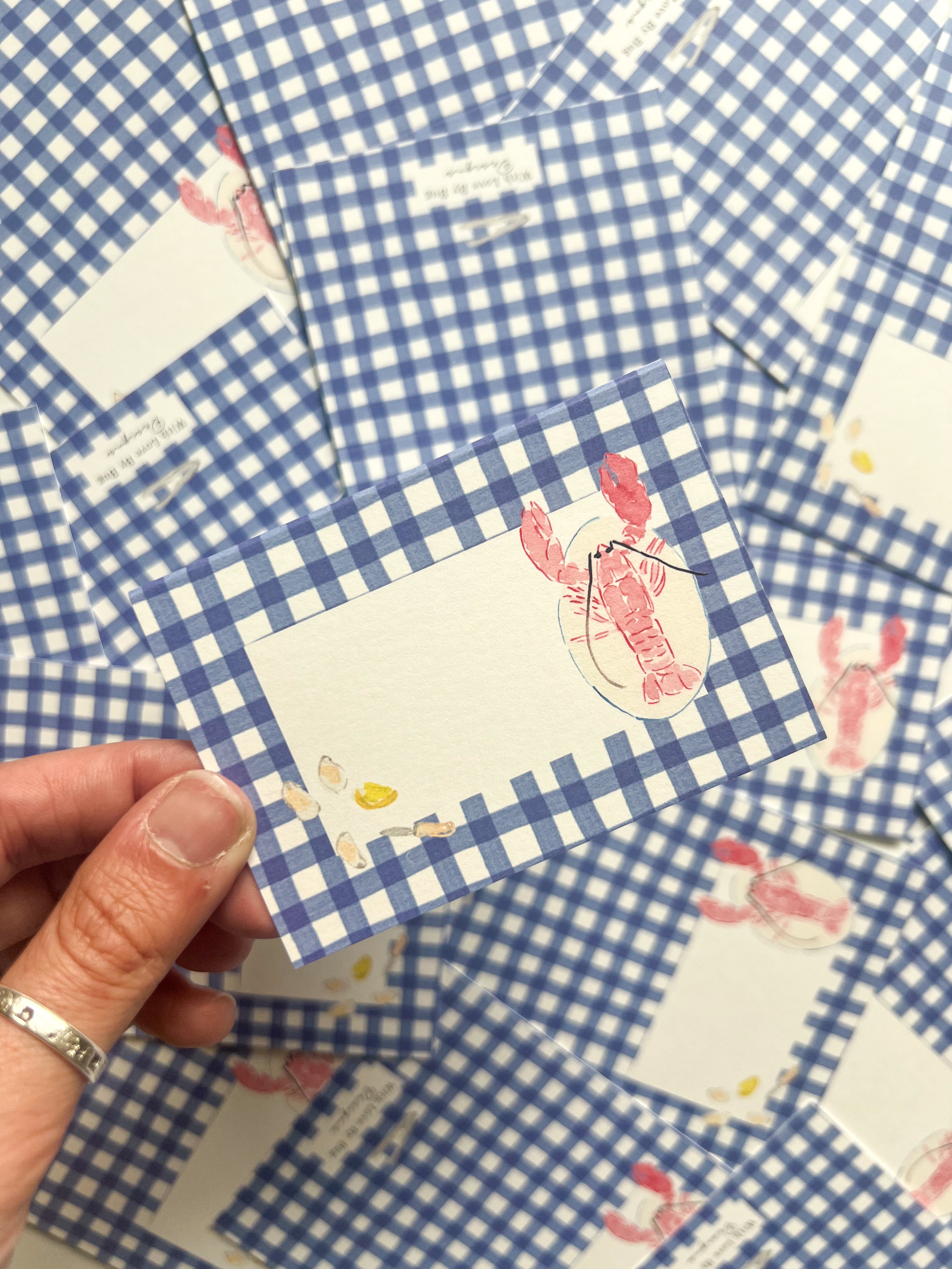 Placecards: Lobster Bake