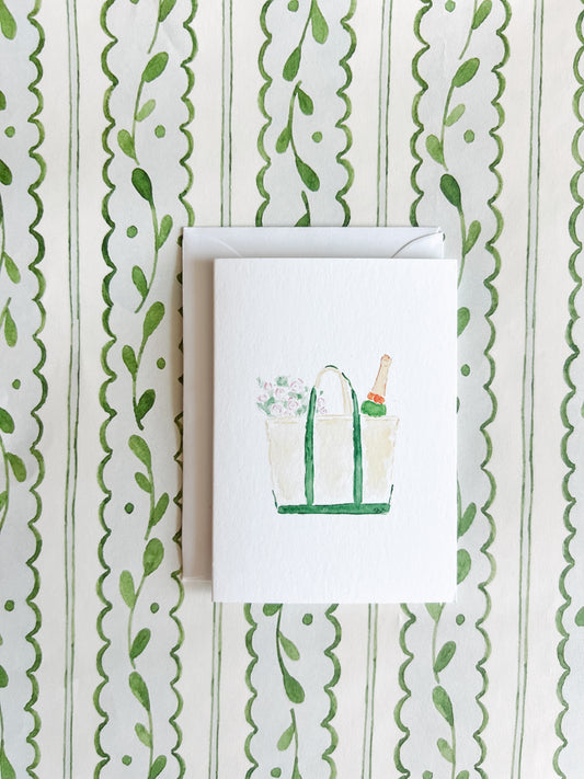 Mini Cards: Champagne Boat & Tote