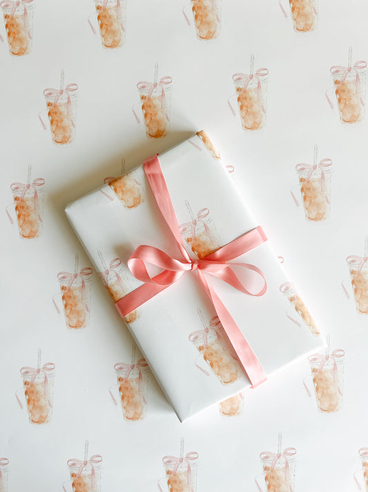 Gift Wrap: Iced Coffee