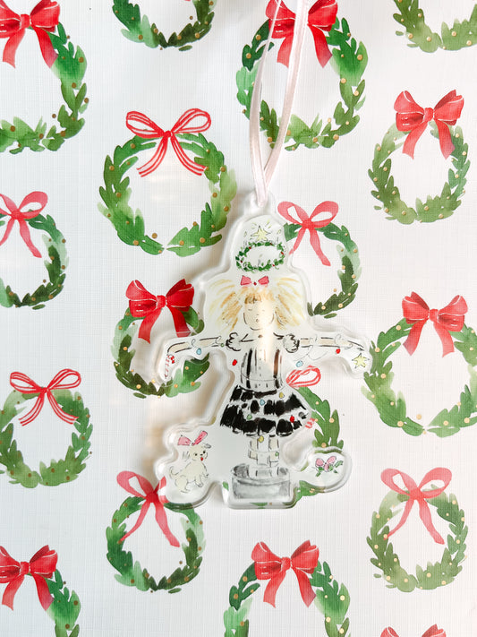 Acrylic Ornament: Merry Merry