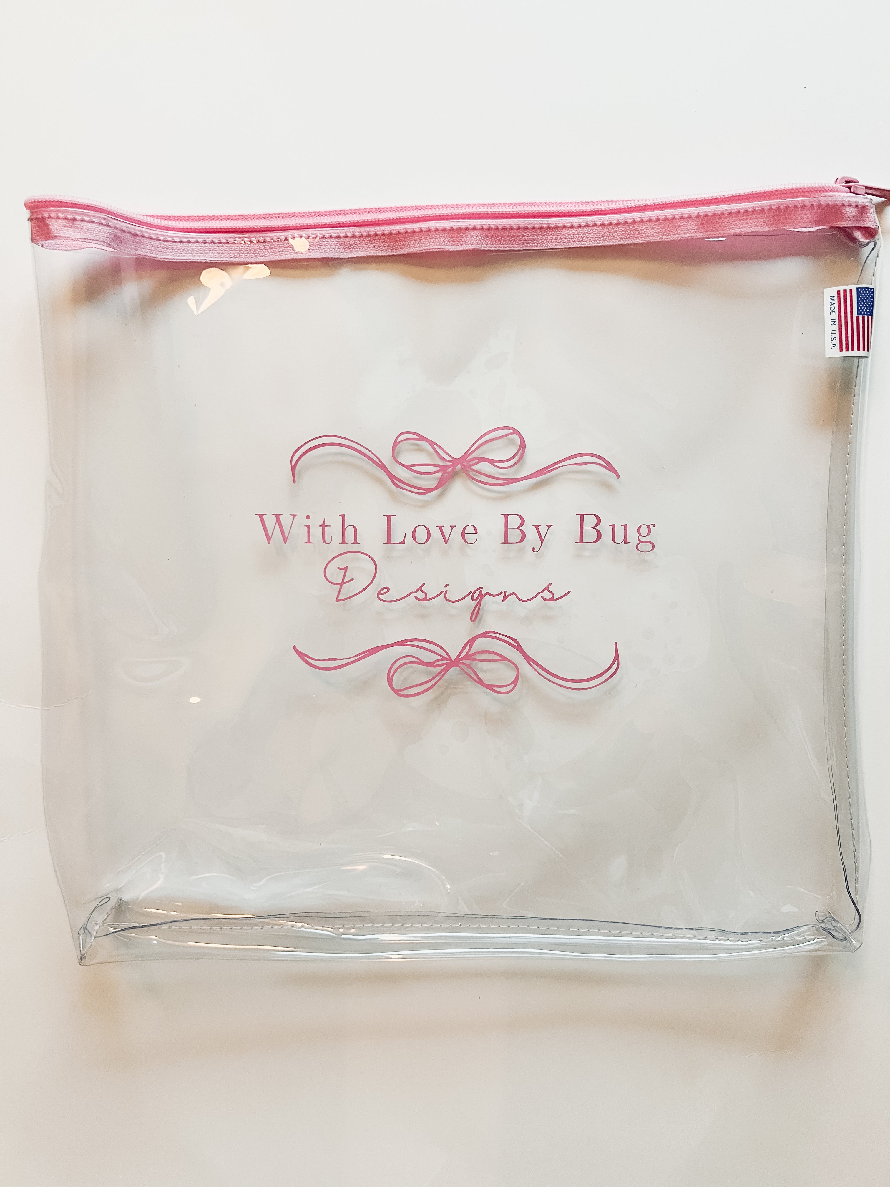 With Love By Bug Vinyl Project Bag