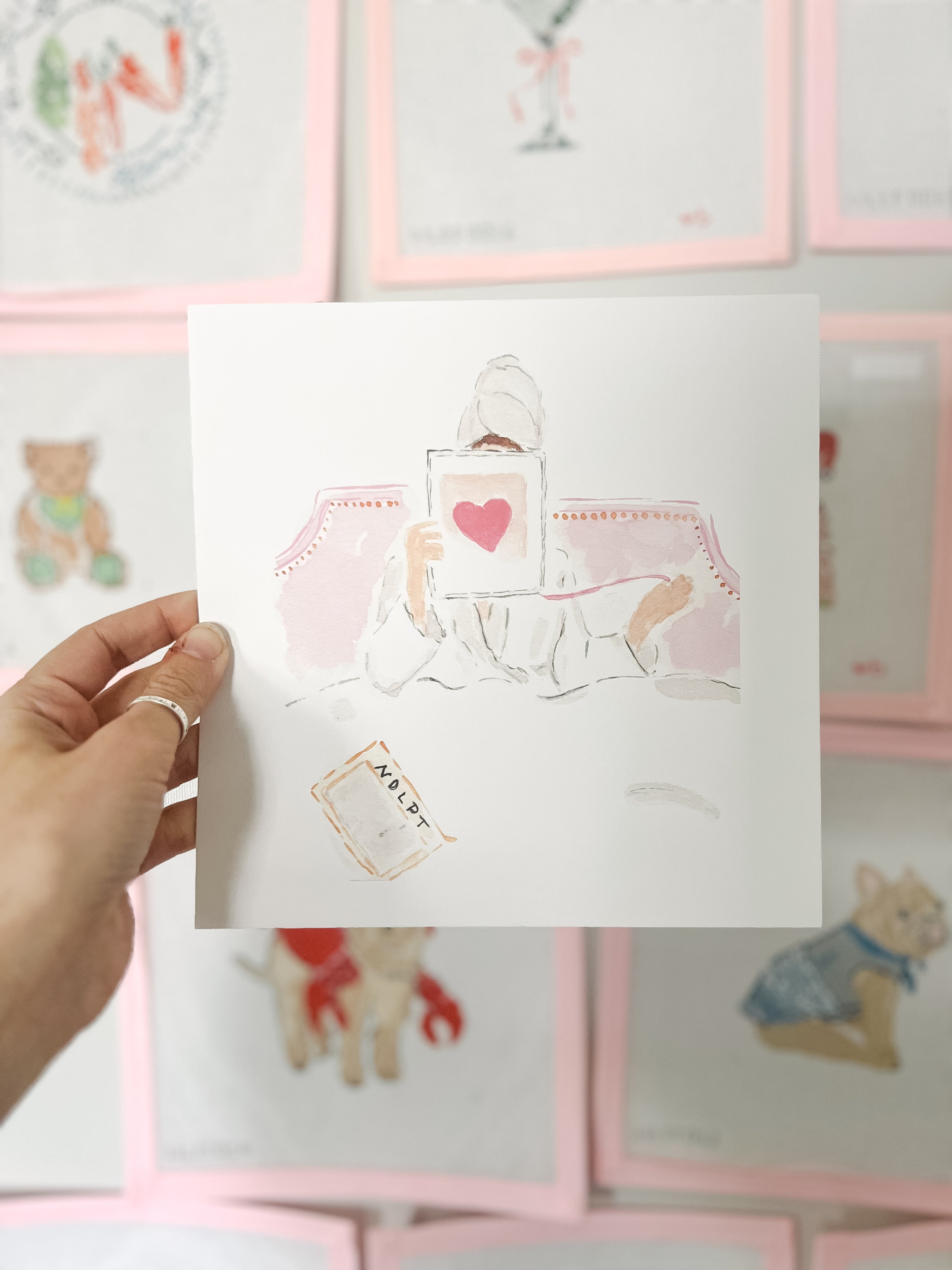 Art Print: Rather Be Stitching