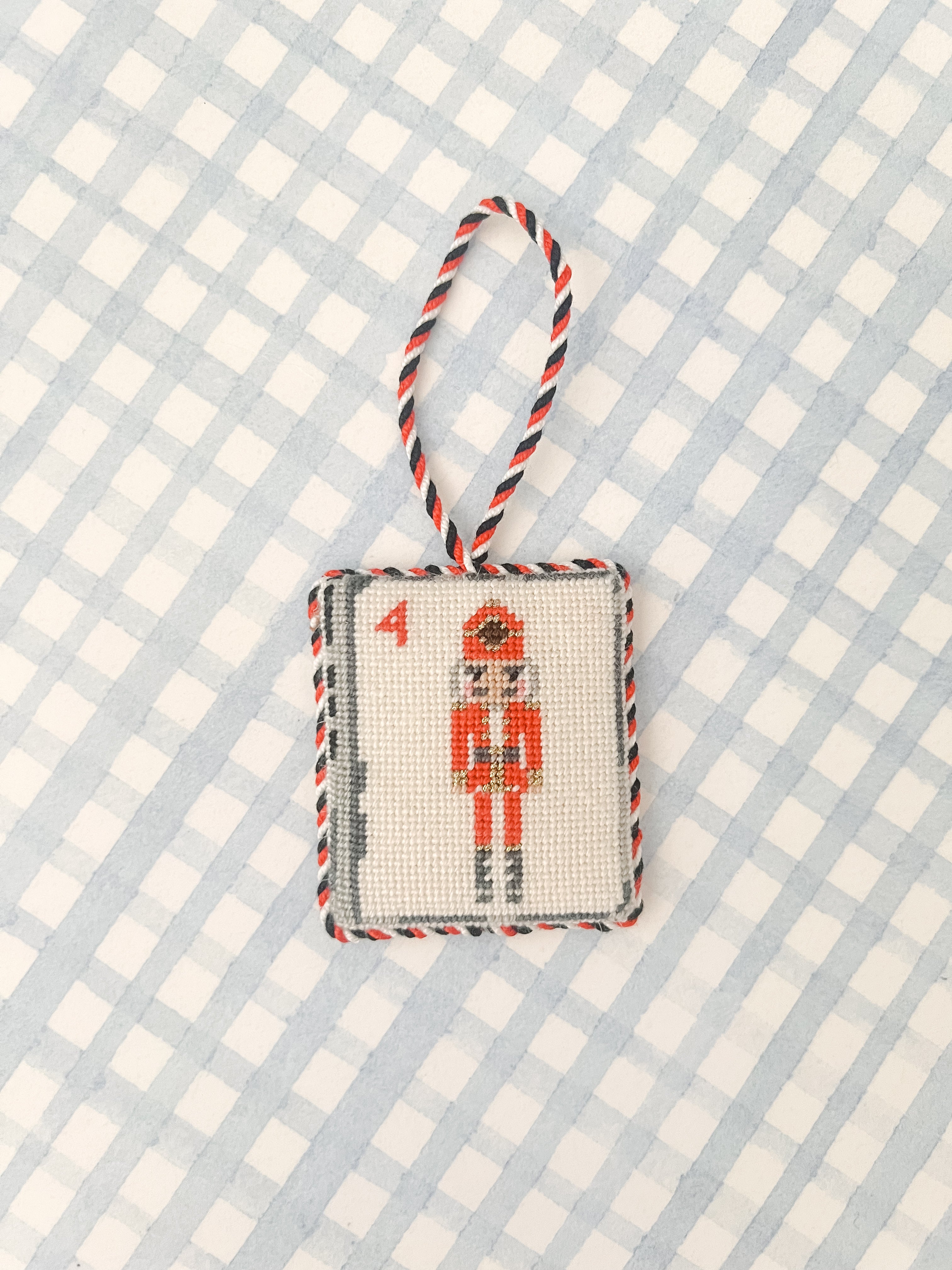 Needlepoint Canvas: Nutcracker Mahjong Tile
