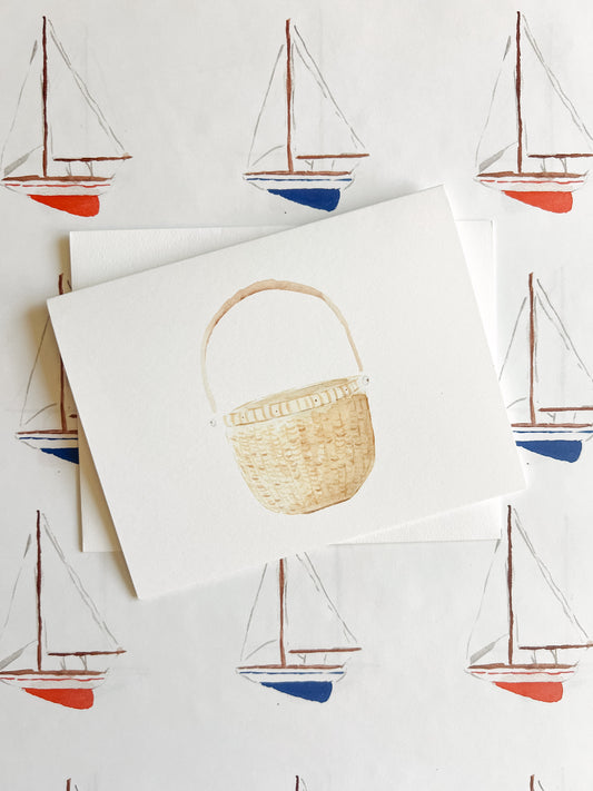 Greeting Card:Nantucket Basket