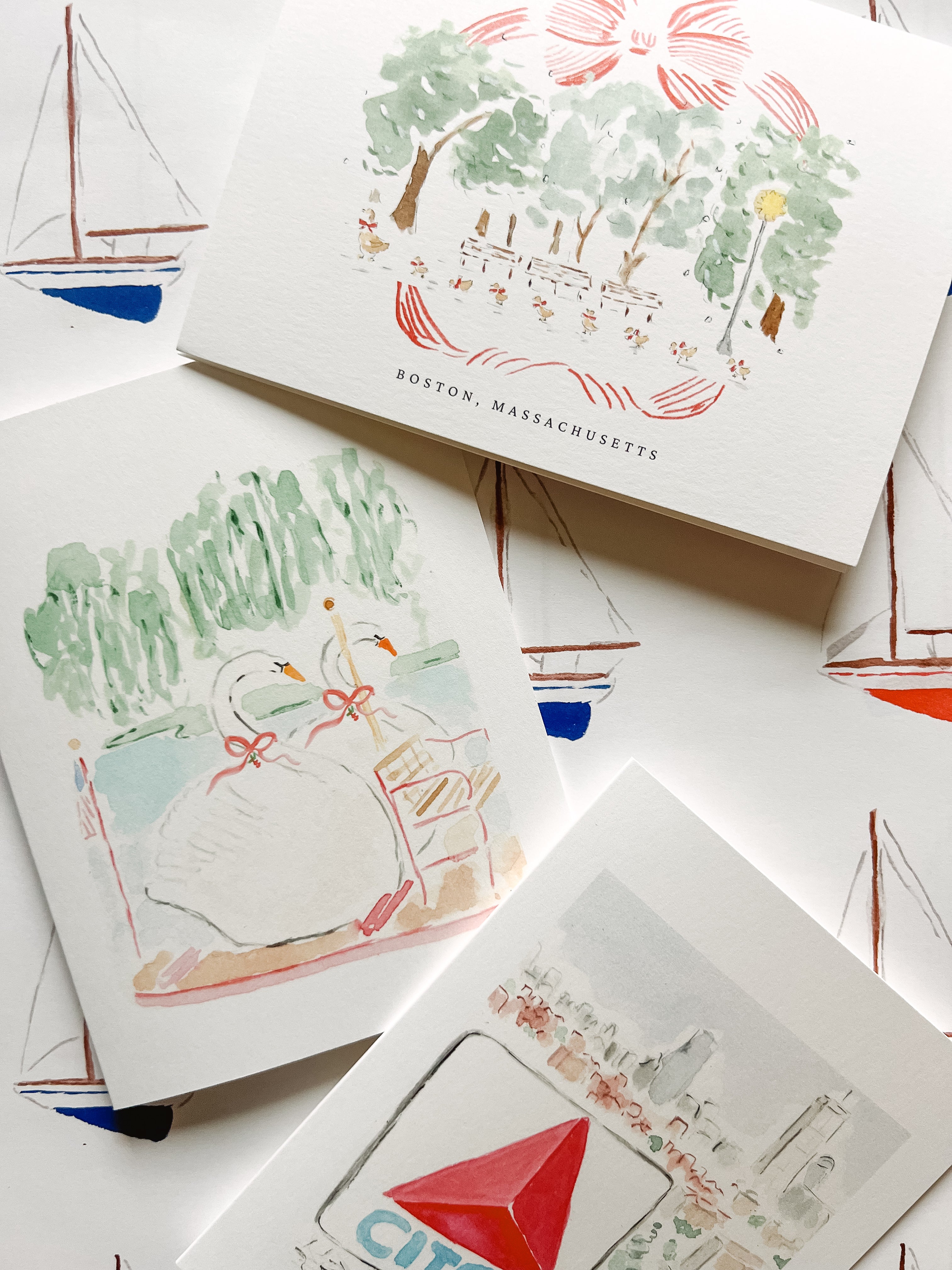 Greeting Card: Mixed Pack - Boston Sceness