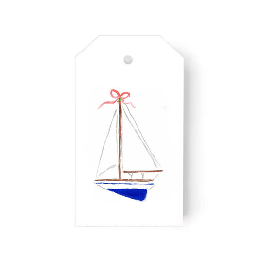 Gift Tags: Blue Boats