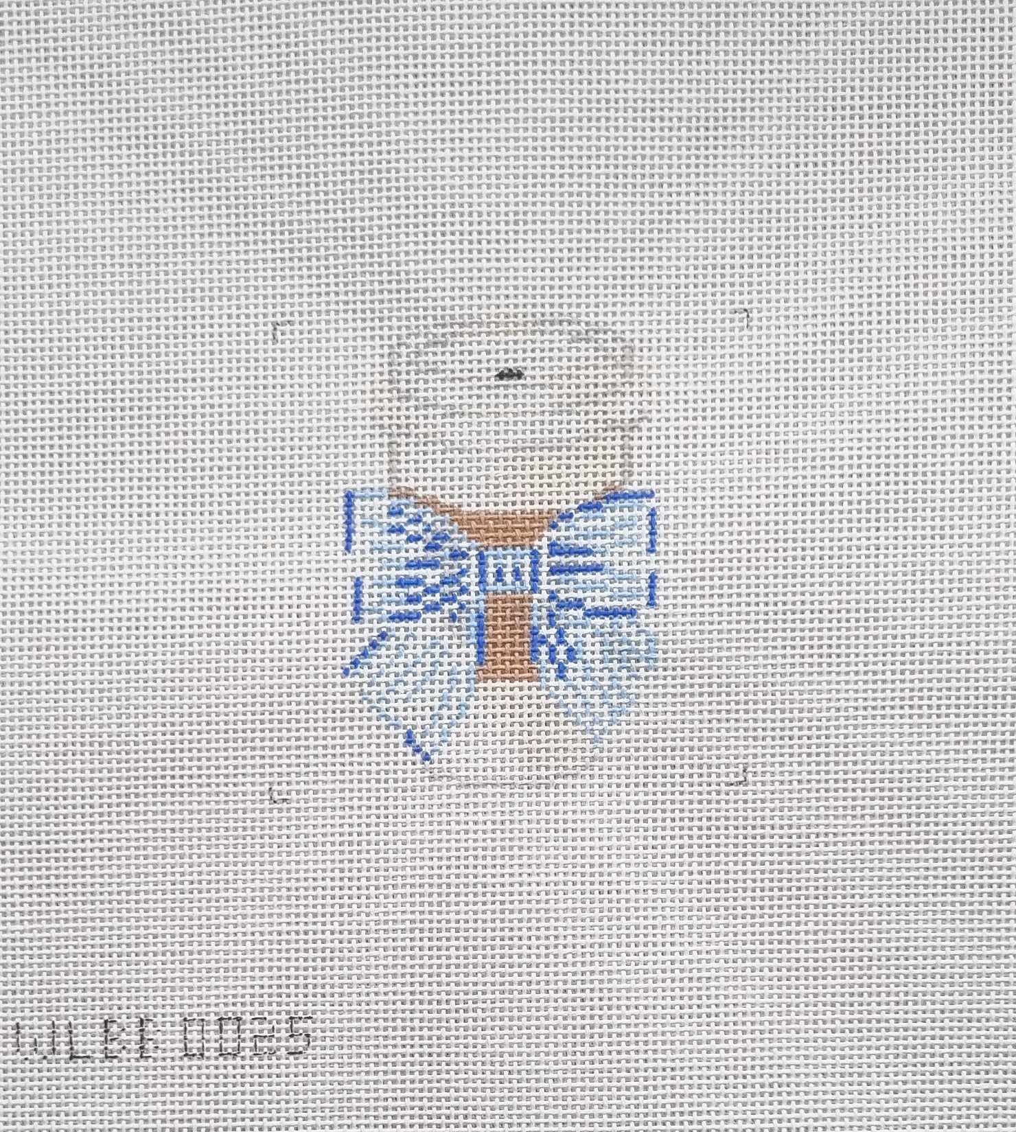 Needlepoint Canvas:  Hot Coffee with Bow