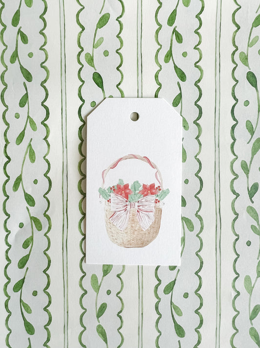 Gift Tags: Holiday Nantucket Basket