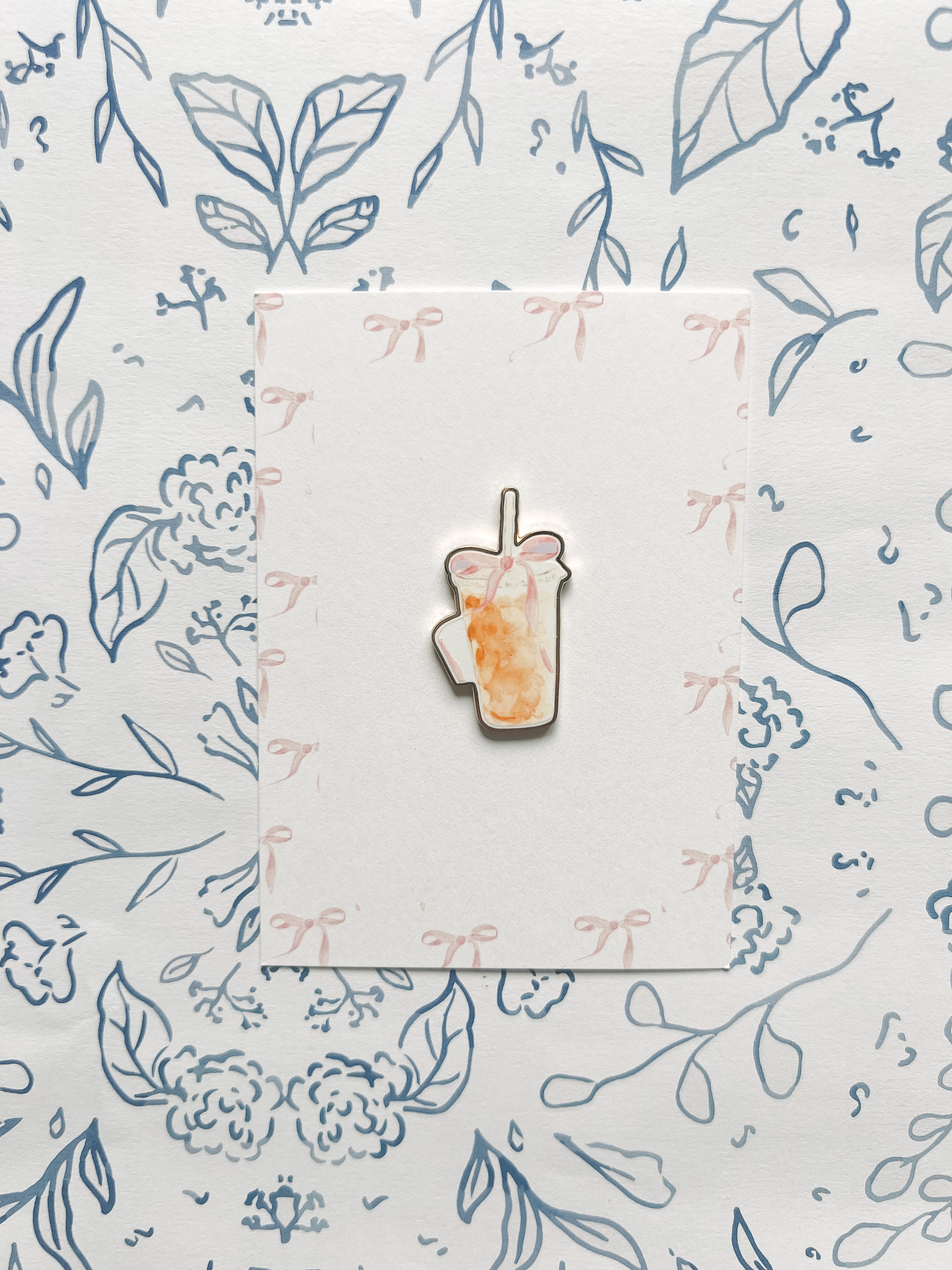 Cute Iced Coffee Needleminder for Needlepoint