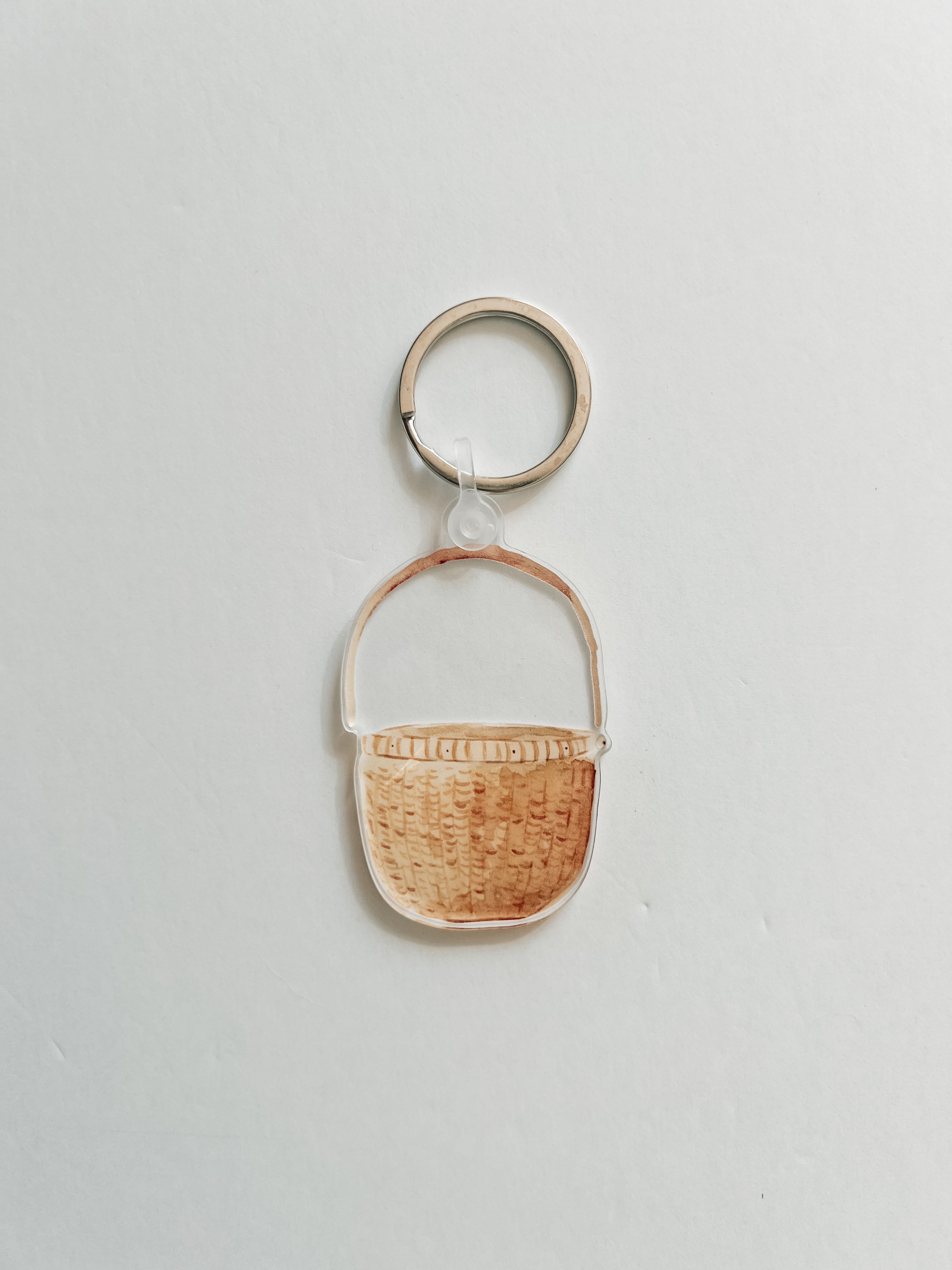 Keychain & Needle Threader: Nantucket Basket
