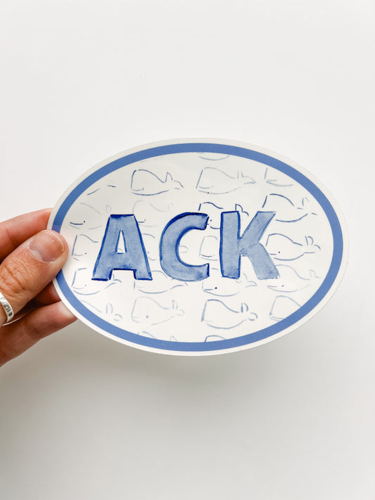 Nantucket ACK Bumper Sticker 