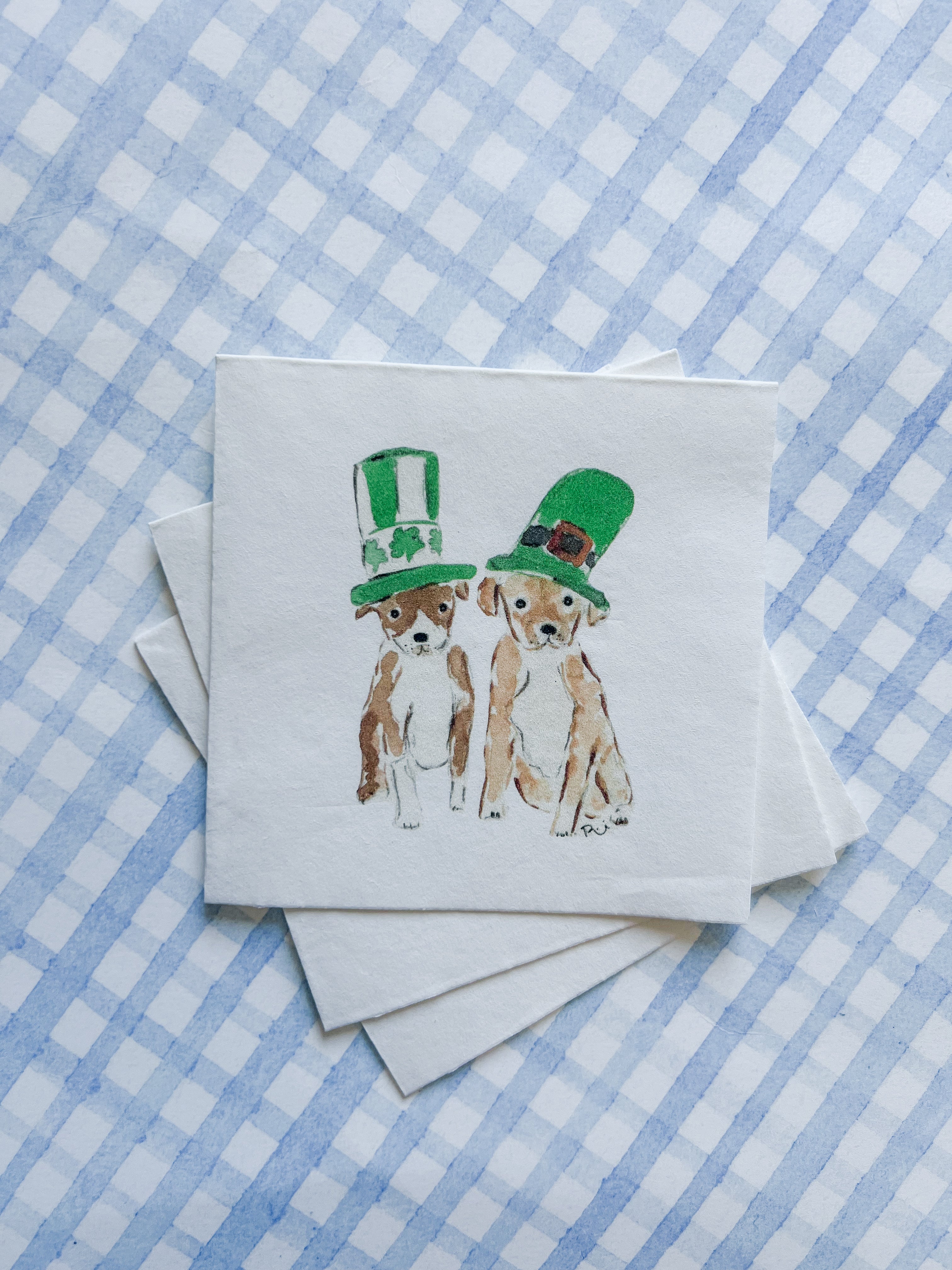 Napkins: St Patty's Day Pups (Set of 10)
