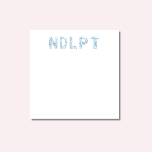 Notepad: Square Needlepoint Notepad