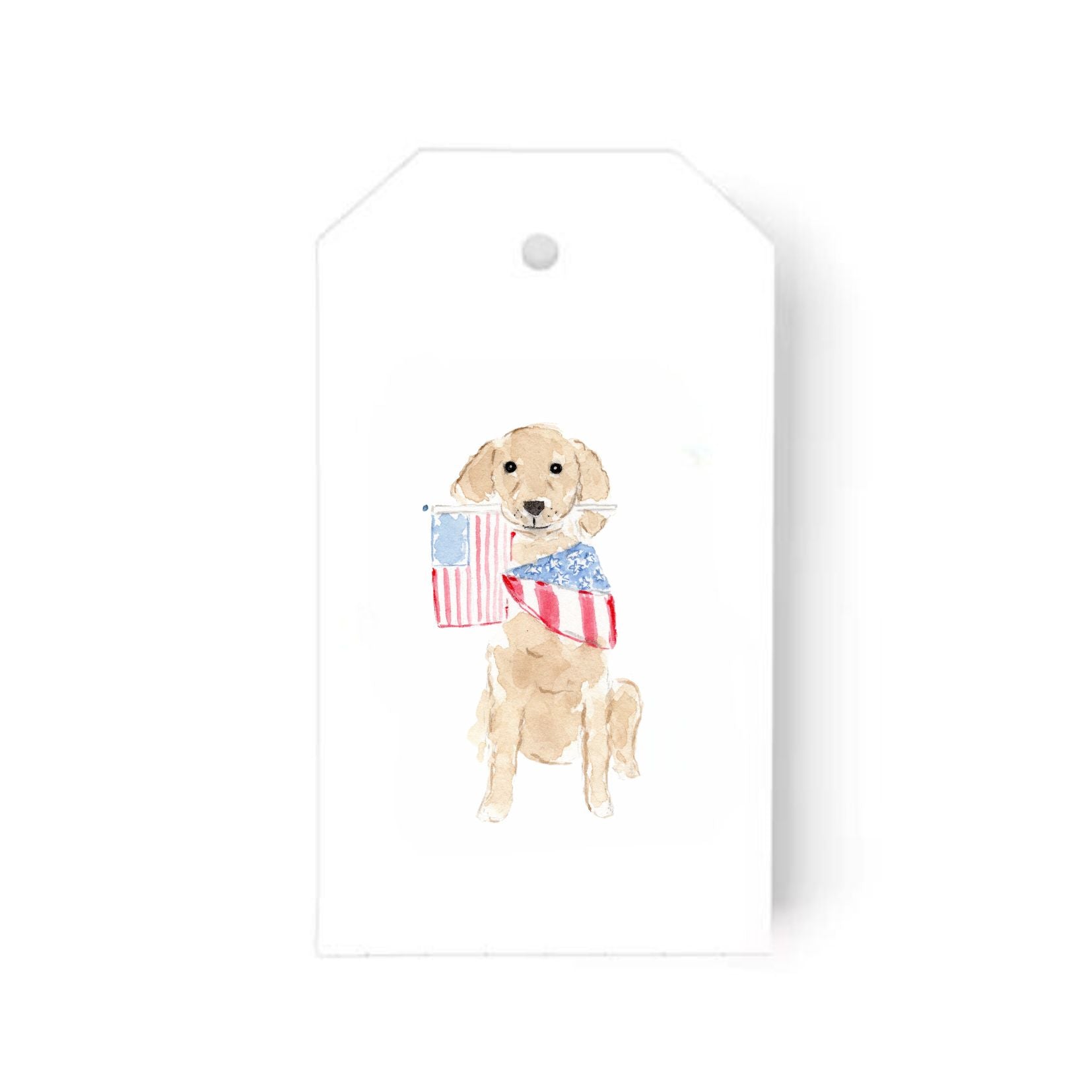 Patriotic Pup Gift Tags