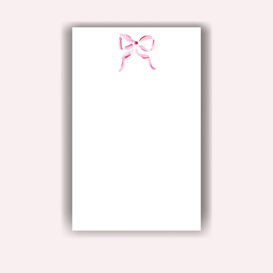 Custom Notepad: The Bigger the Bow, the Better