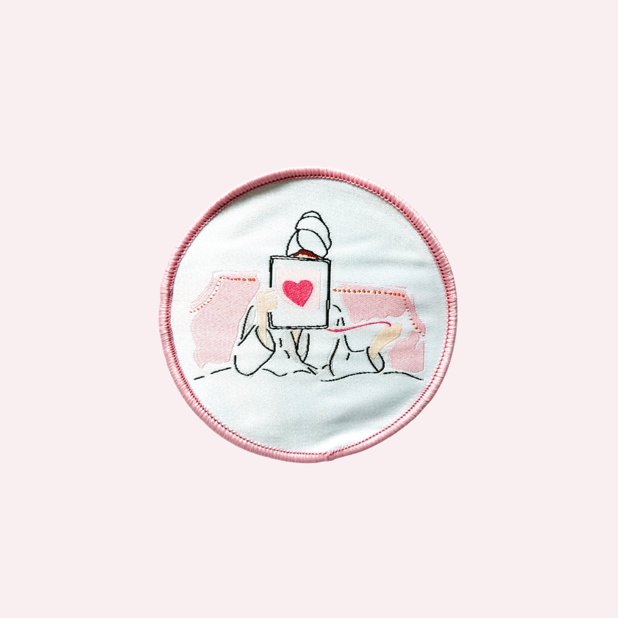 Rather Be Stitching Embroidered Patch | Needlepoint Gift