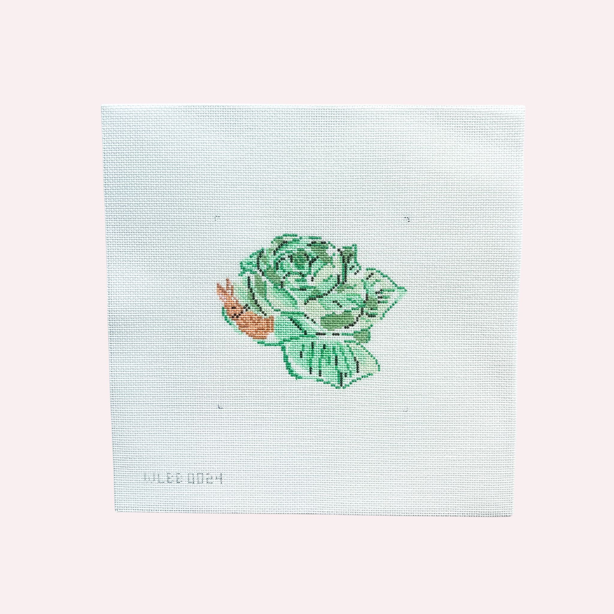 Needlepoint Canvas:  Snuggle Bunny