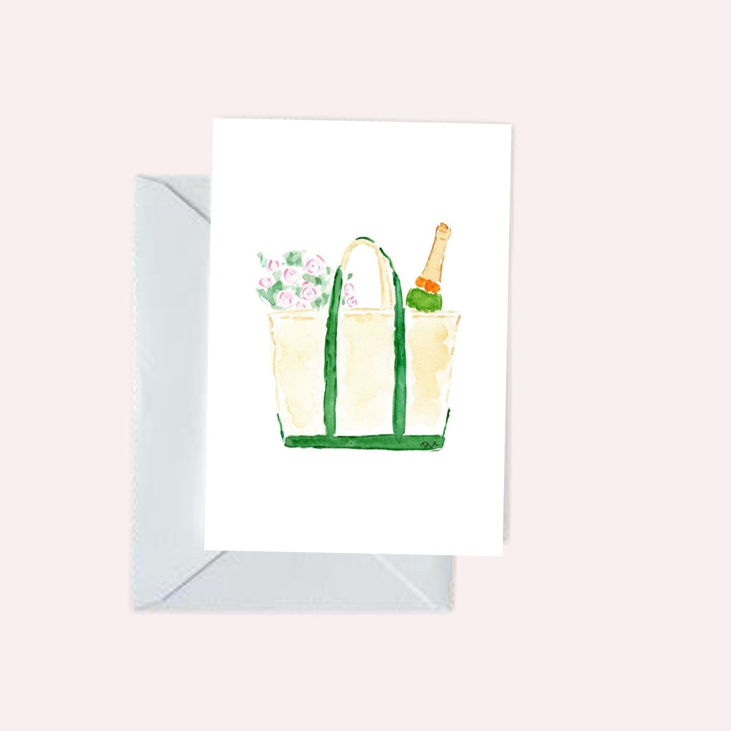 Mini Cards: Champagne Boat & Tote