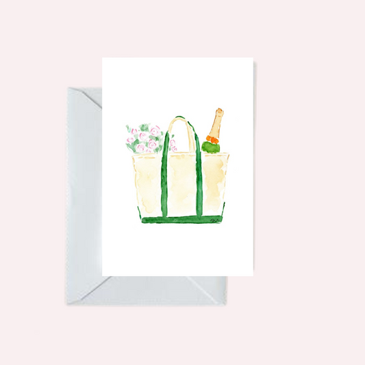 Mini Cards: Champagne Boat & Tote