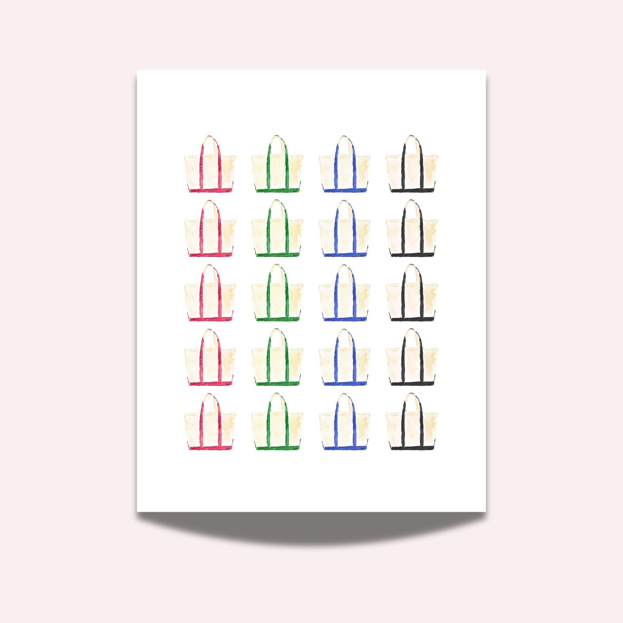 Pre- Order Art Print: Totes Totes Totes